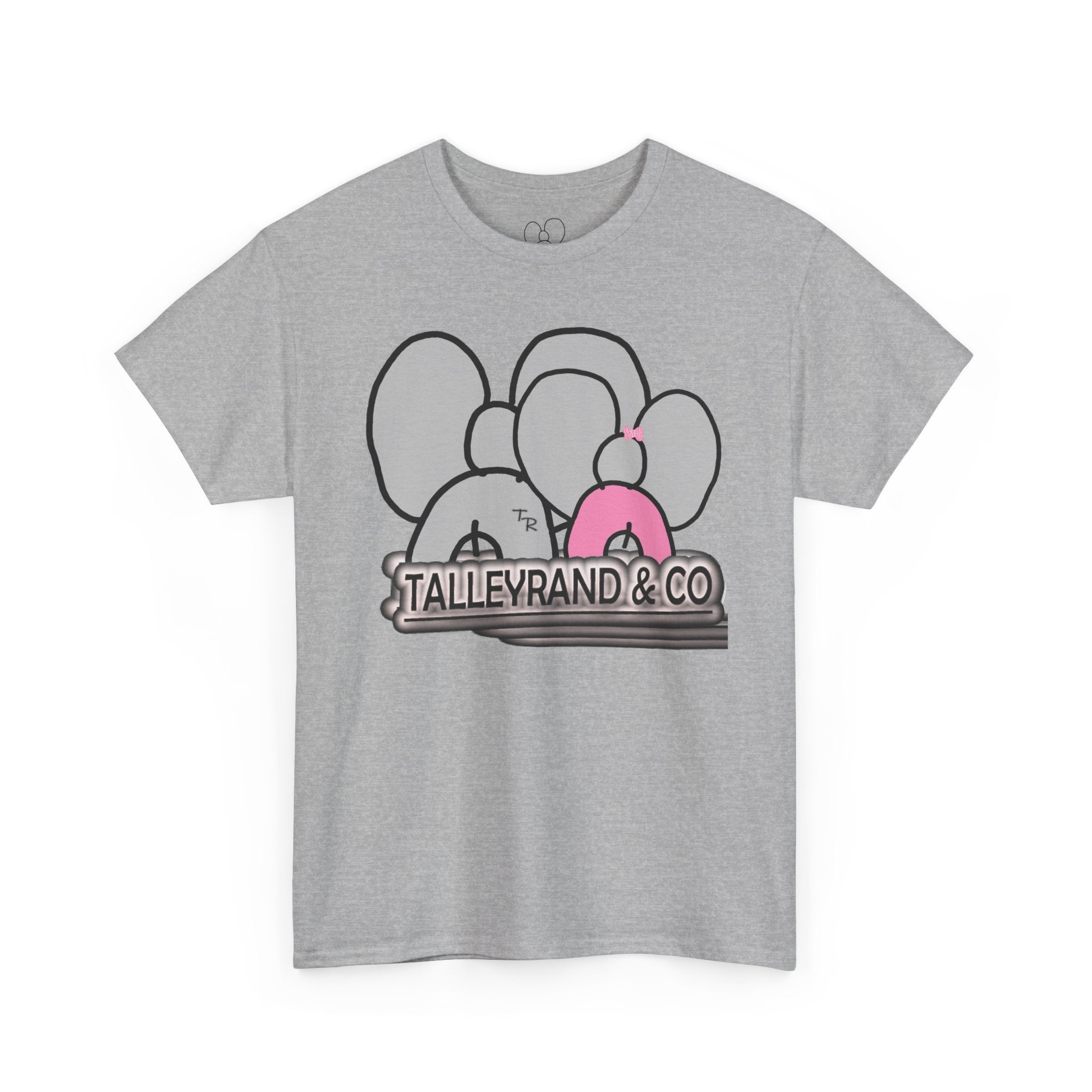 Elephant Crew Graphic Tee — TalleyRand & Co. Cute Pink Accent