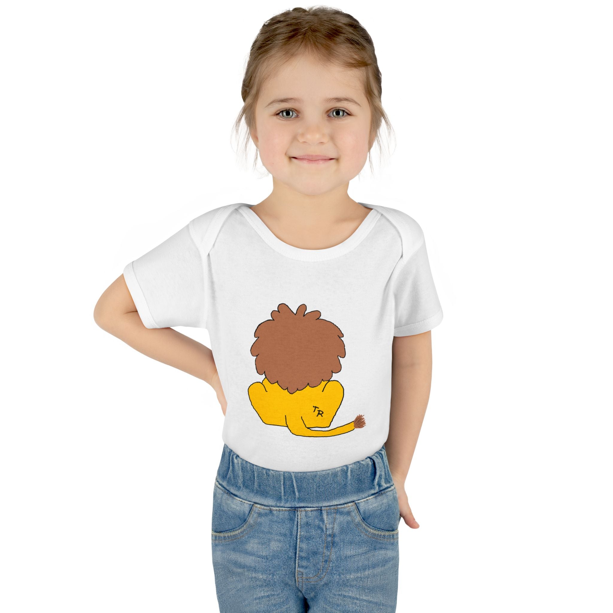 Infant Baby Rib Bodysuit - Lion