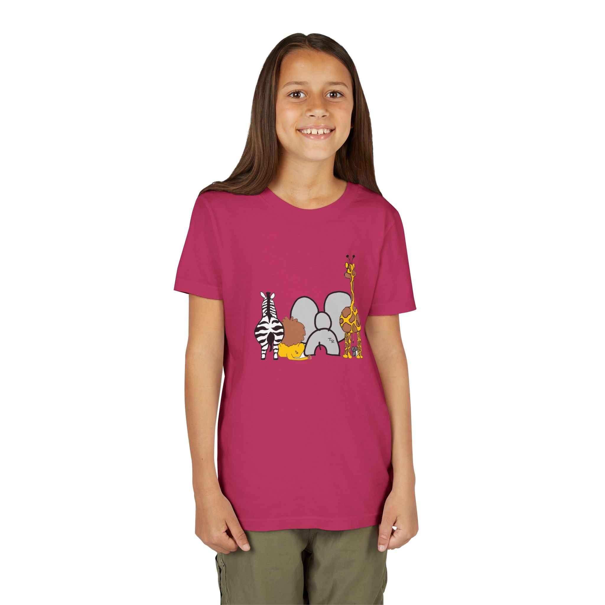 Youth Tee - Animals Front - Elephant