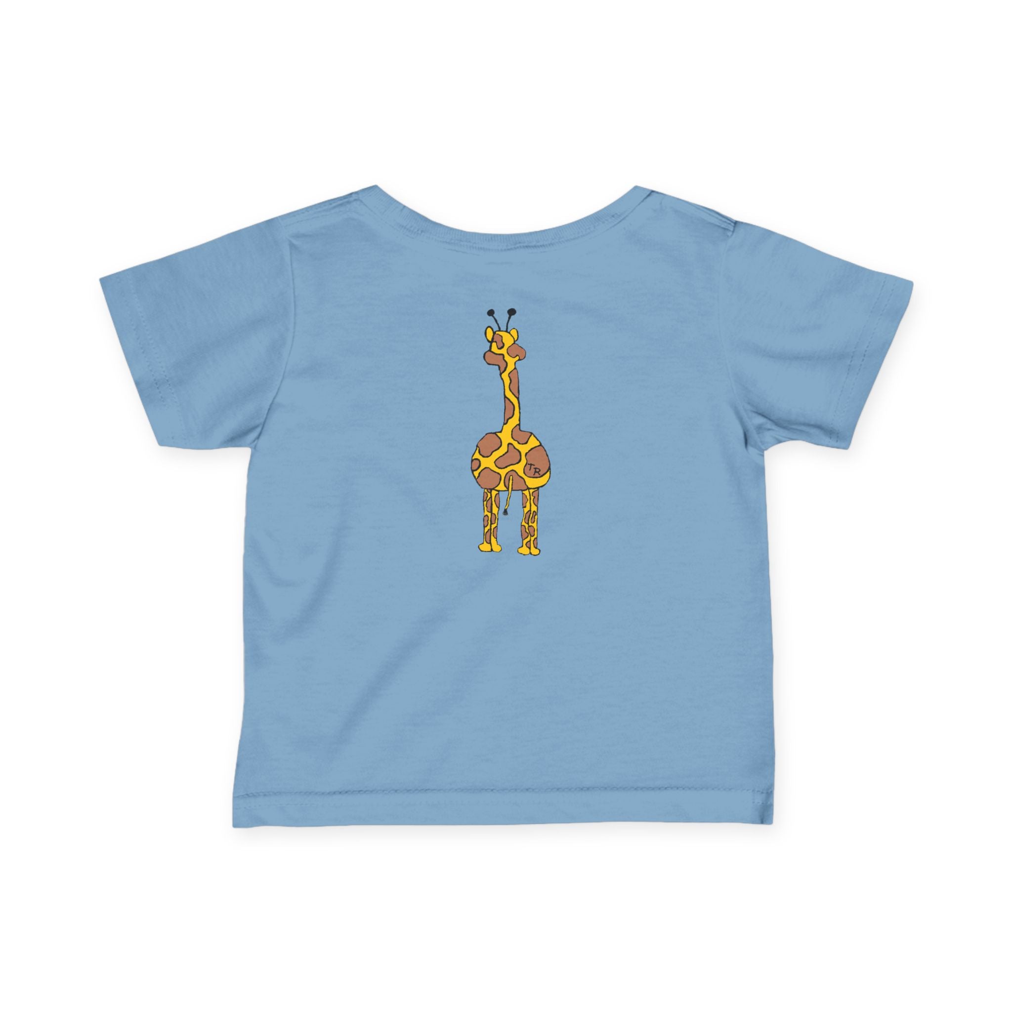 Baby/Infant Tee - Talleyrand Band front - Giraffe Back