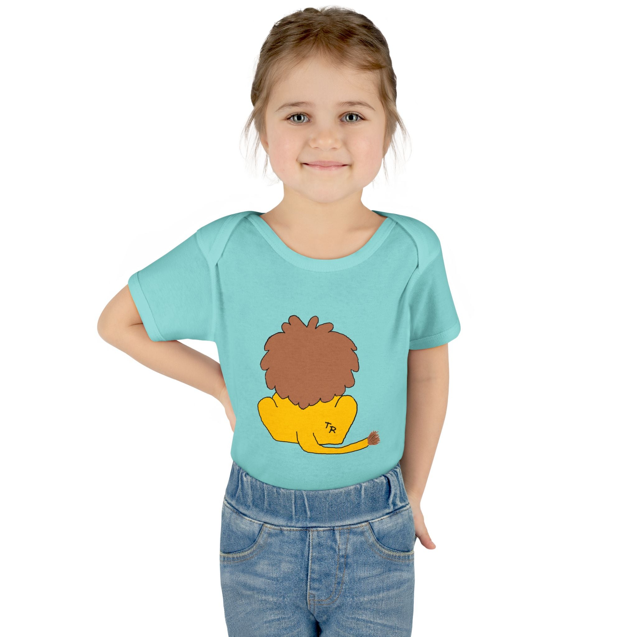 Infant Baby Rib Bodysuit - Lion