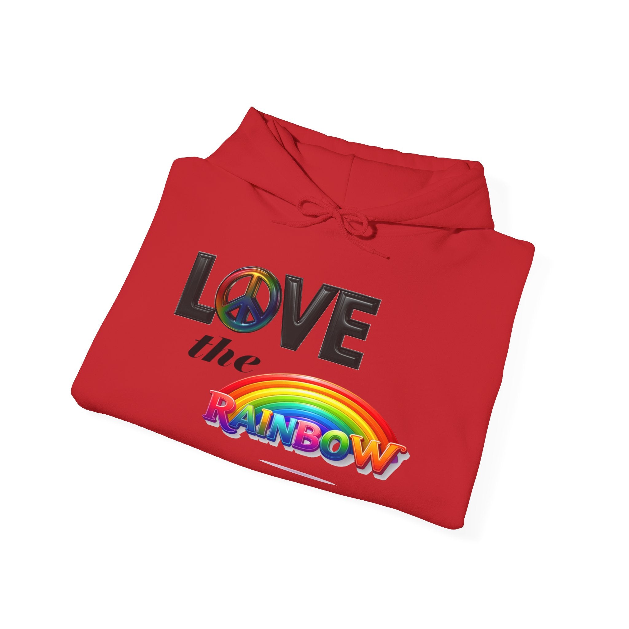 Rainbow Love Peace Hoodie