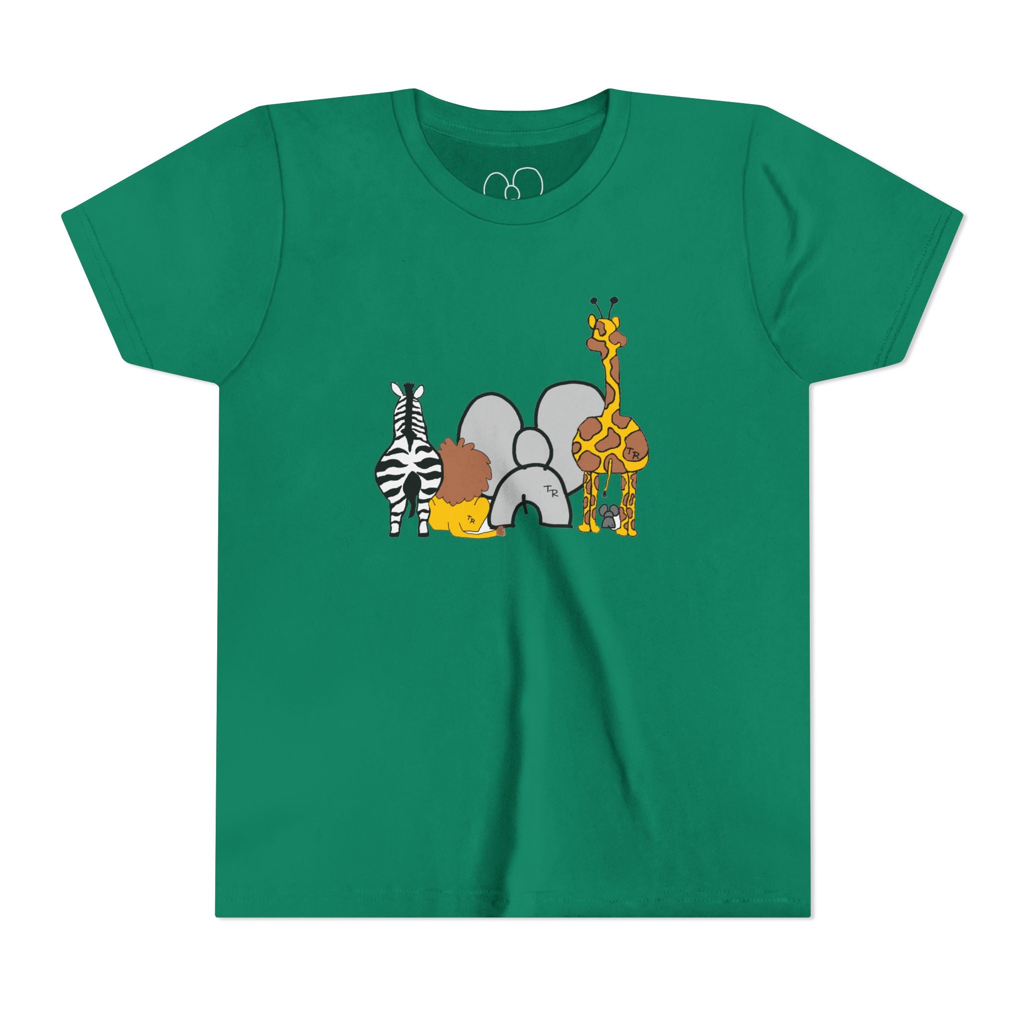 Youth Tee - Animals Front - Elephant