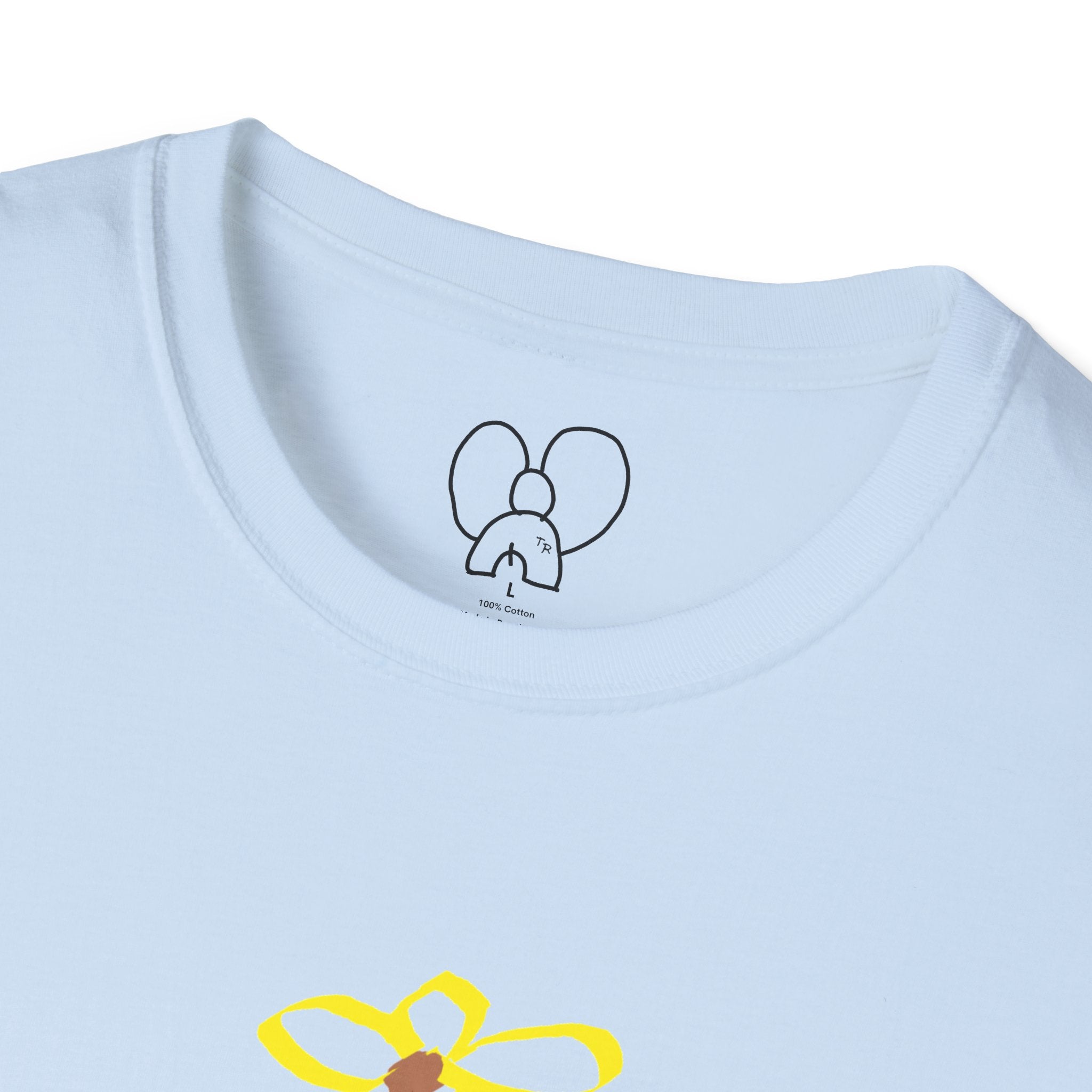 Unisex Softstyle T-Shirt with 'Miss You, Love You' Floral Design - Perfect for Gifts, Casual Wear, Friendship, Love