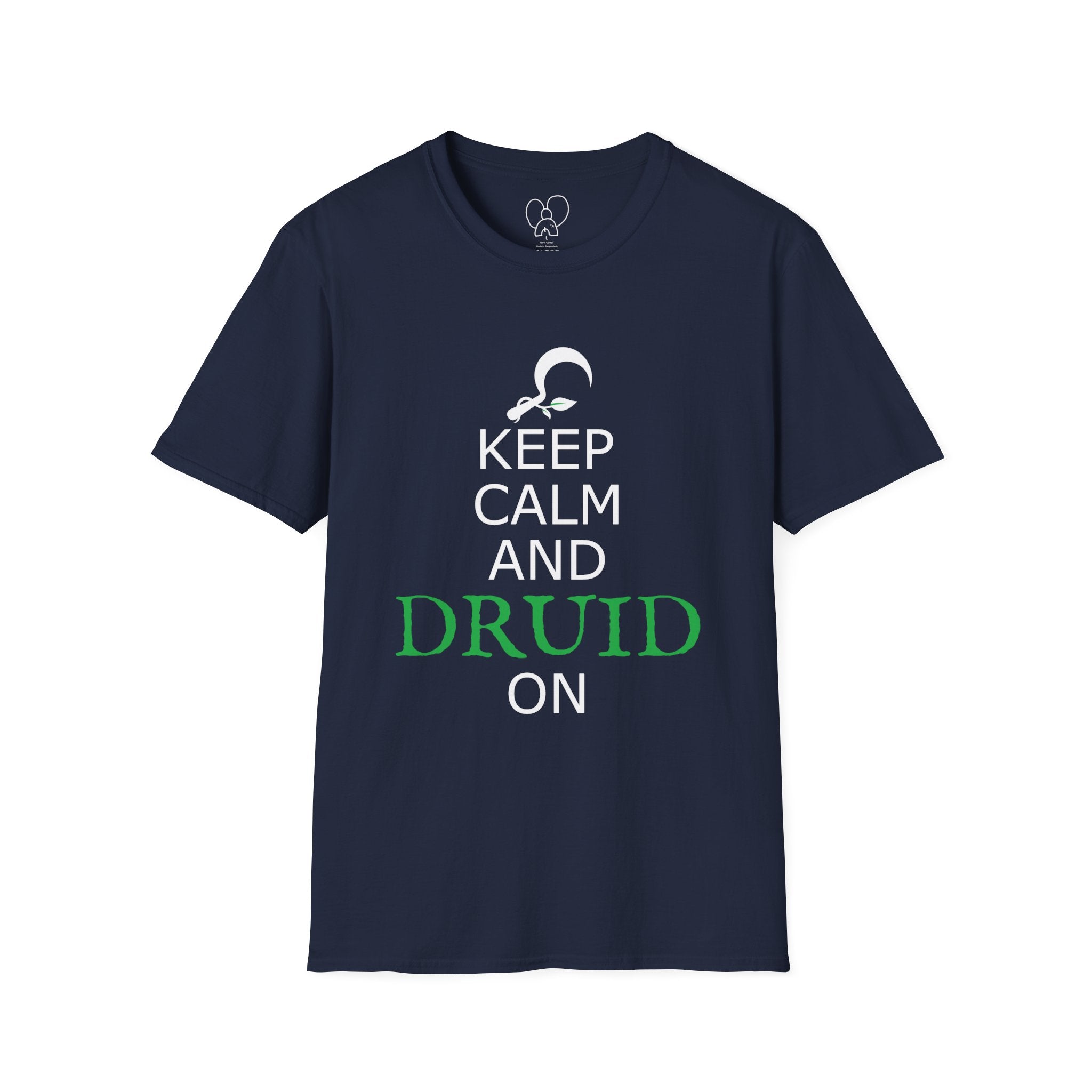 Keep Calm and Druid On Shirt, Unisex Softstyle Tee