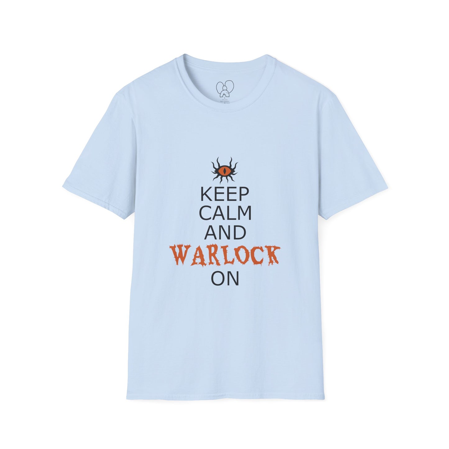 Keep Calm and Warlock On T-Shirt, Halloween Shirt, Gift for Witches, Unisex Tee, Spooky Style, Casual Everyday Wear