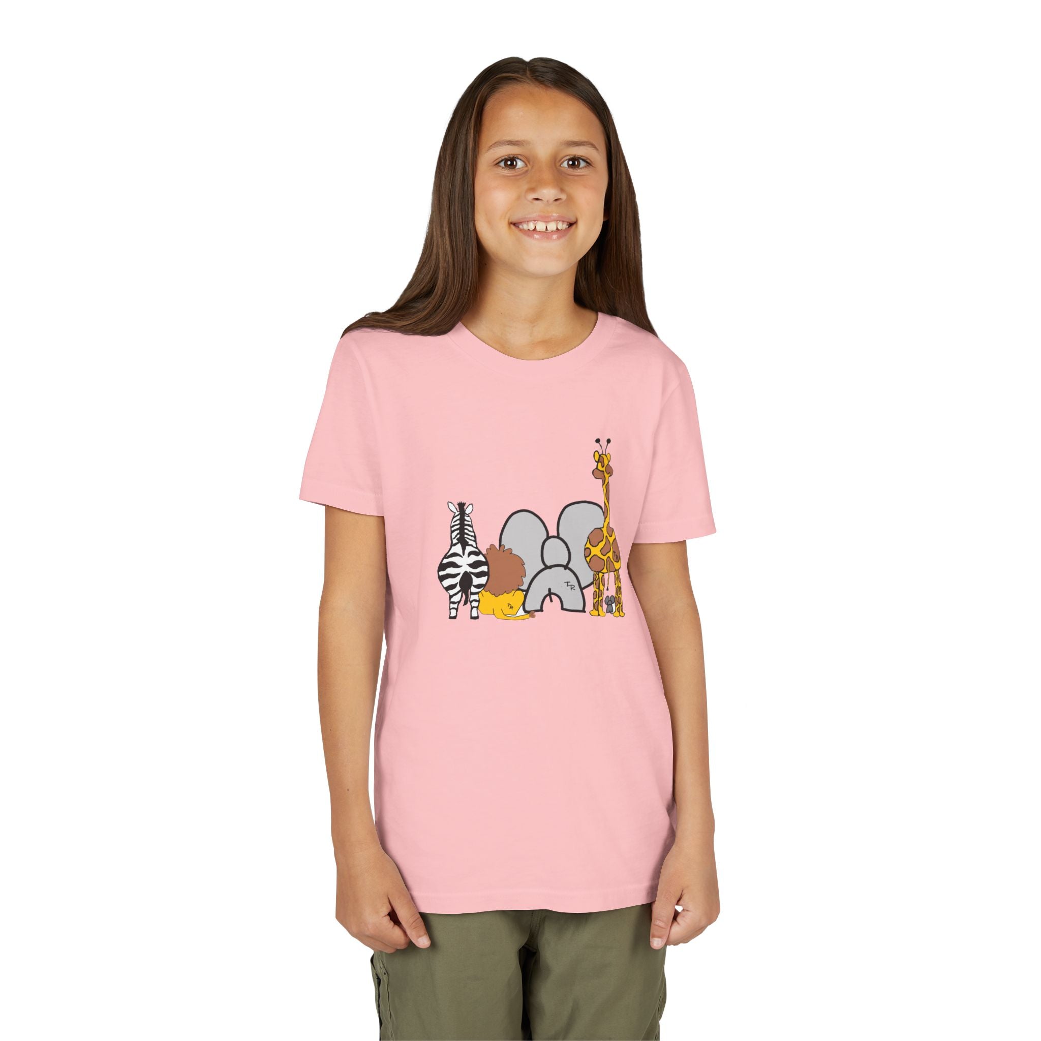 Youth Tee - Animals Front - Elephant