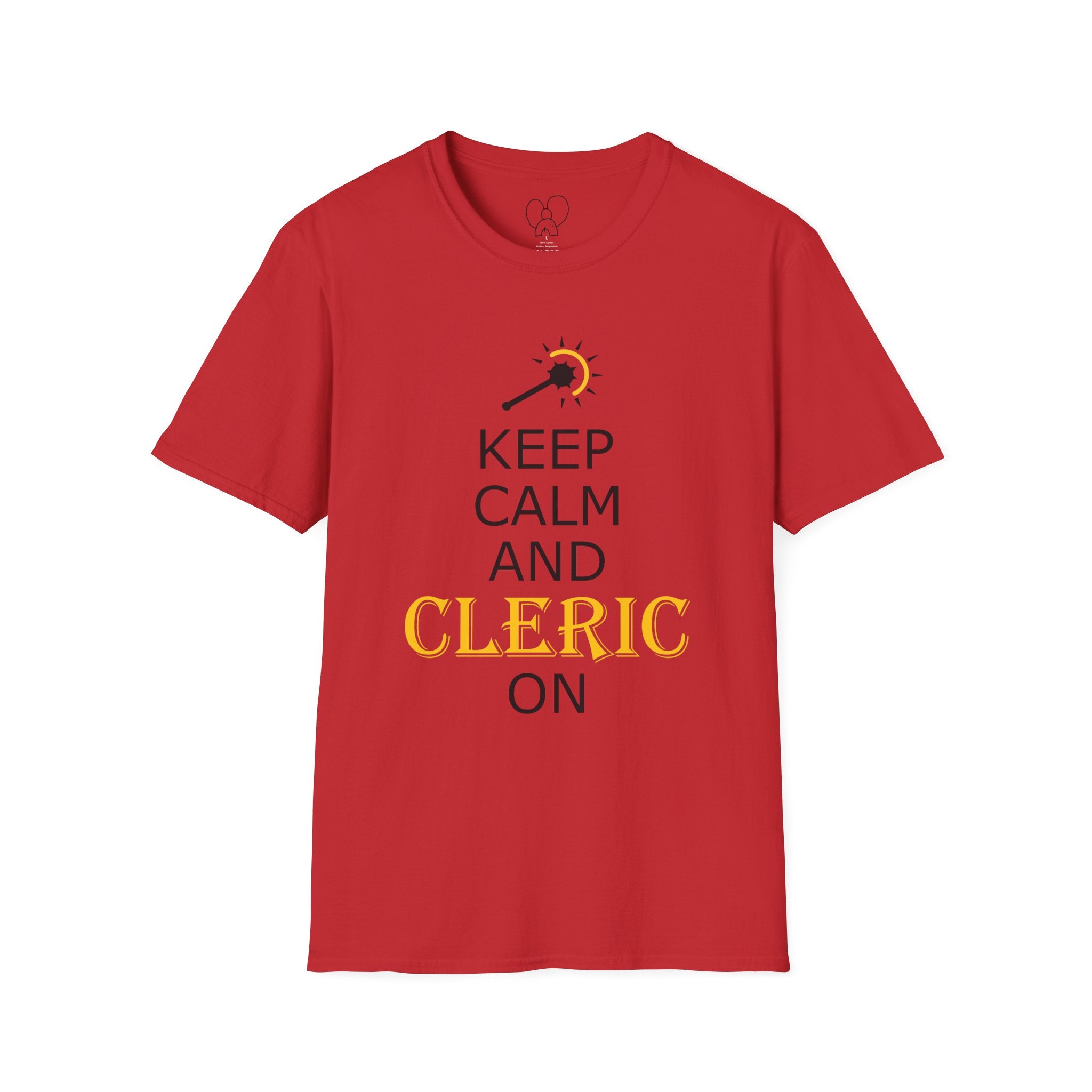 Keep Calm and Cleric On T-Shirt, Unisex
