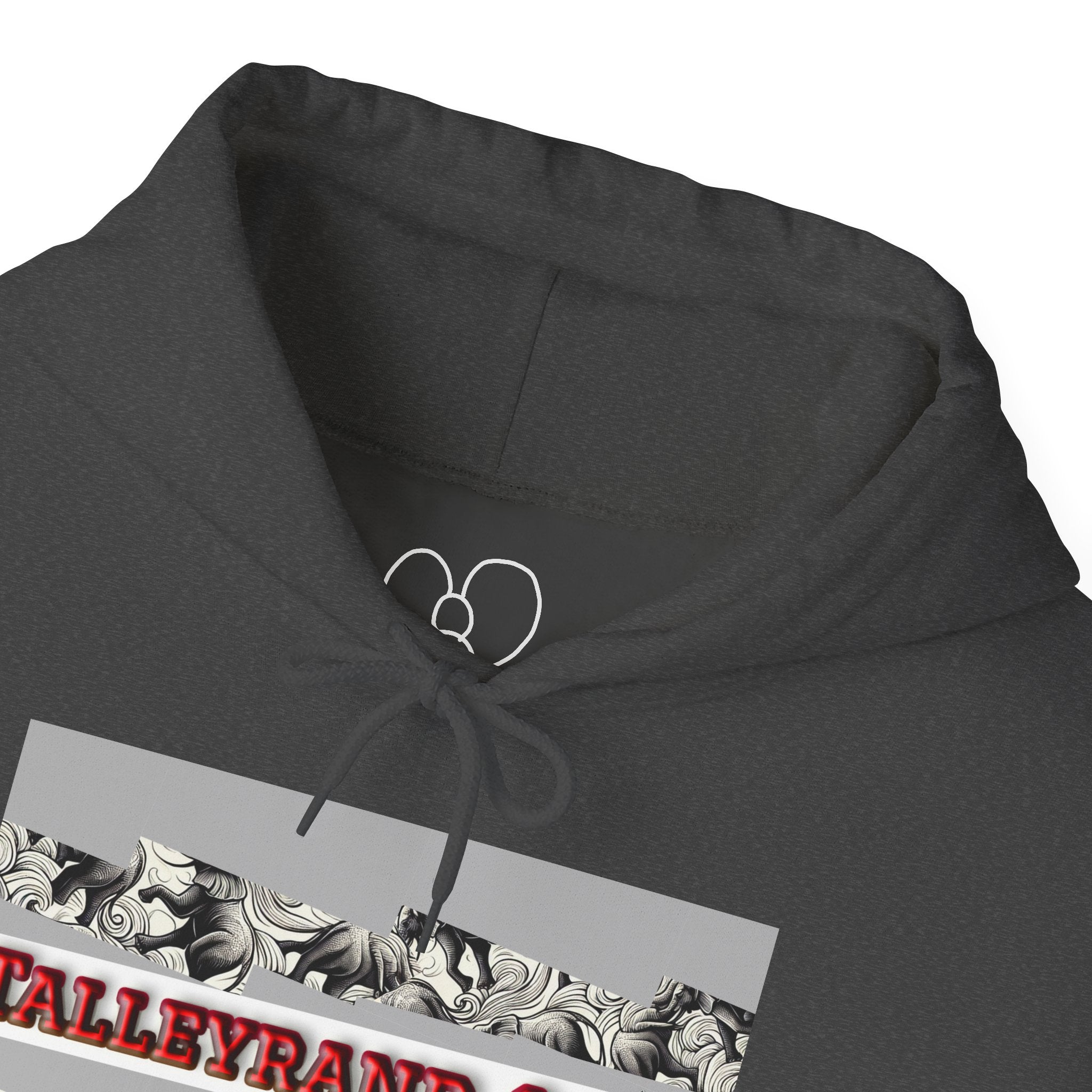 Talleyrand Band Hooded Sweatshirt Text Front/ picture back and picture sleeves