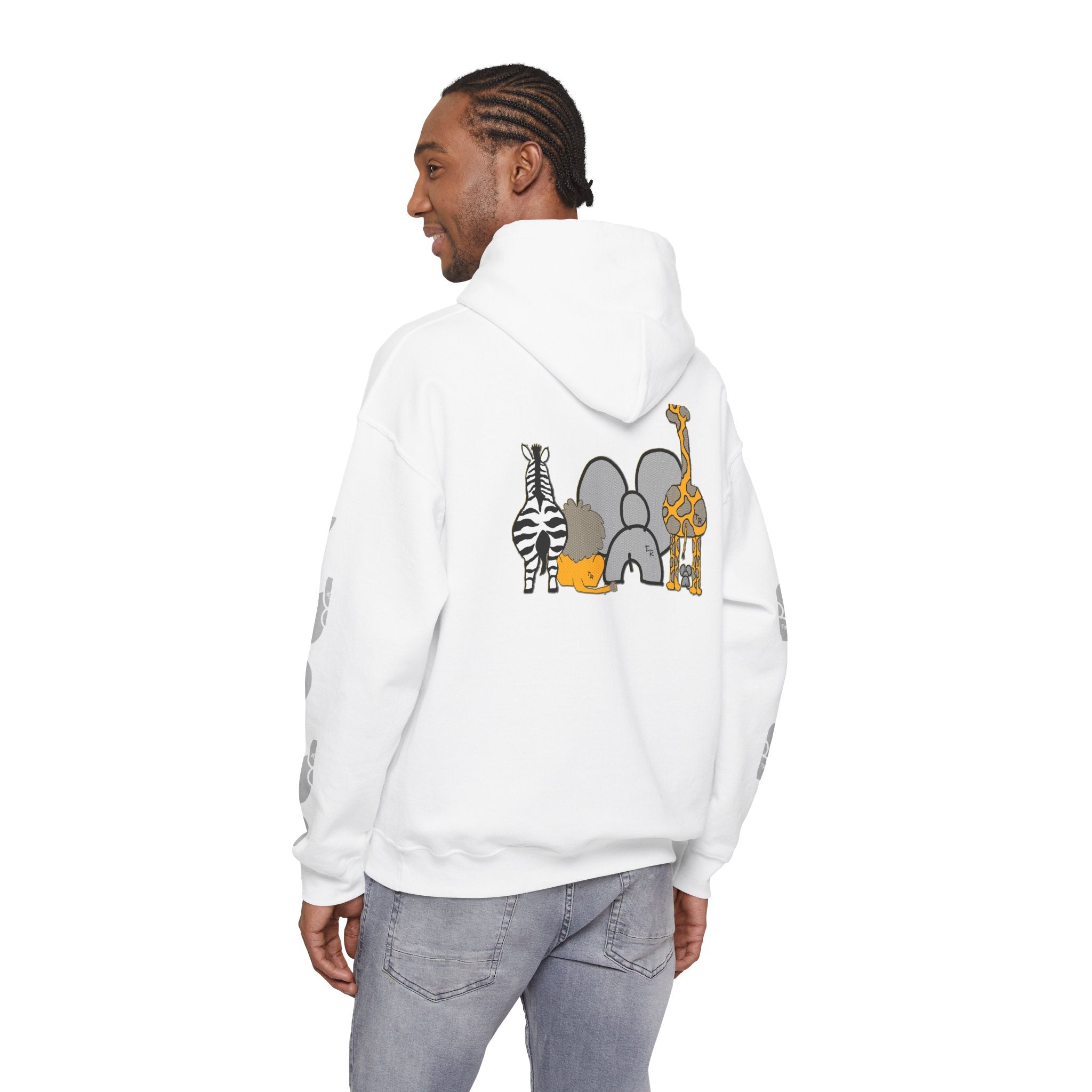 Talleyrand Band Hooded Sweatshirt Text Front/ picture back and picture sleeves