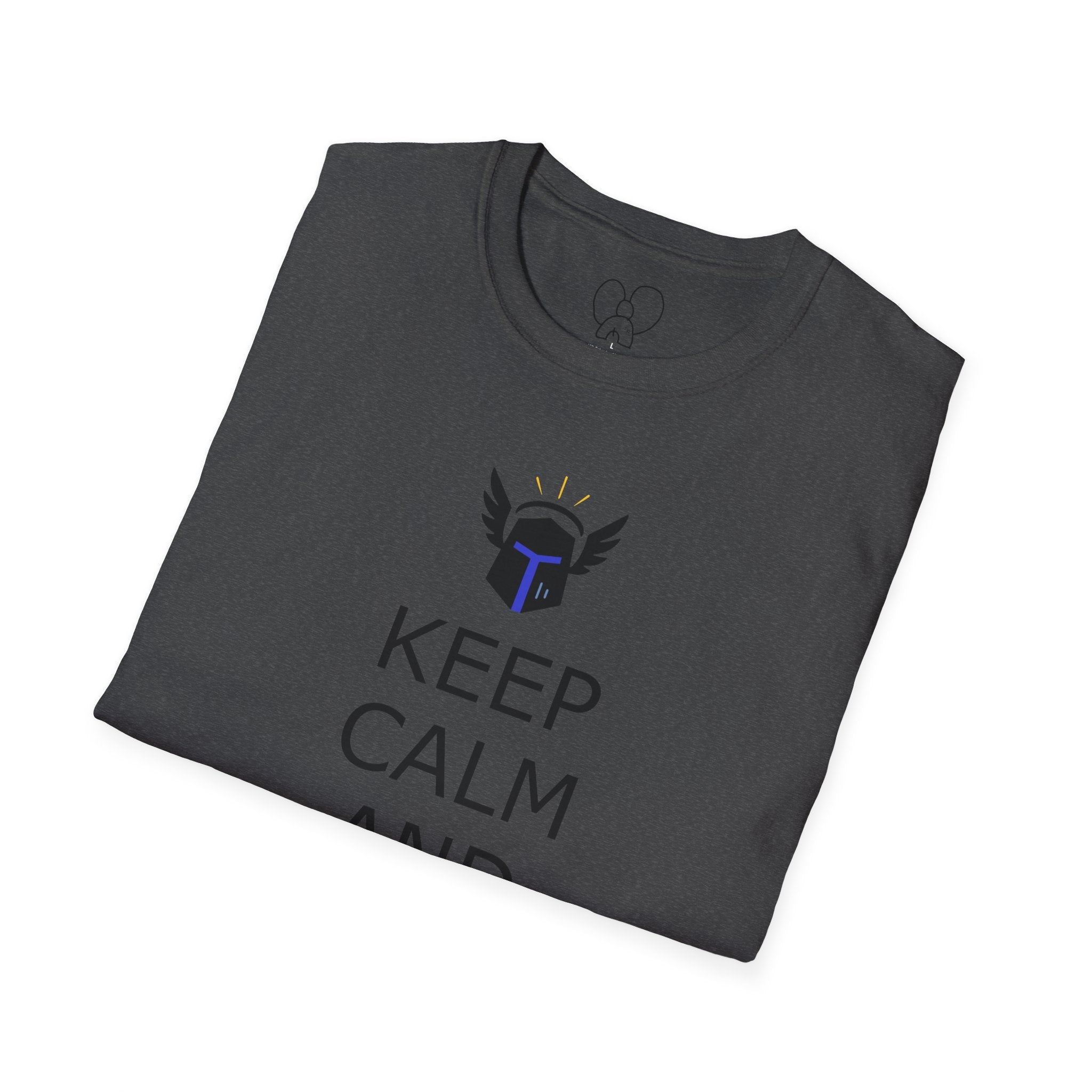 Keep Calm and Paladin On T-Shirt, Unisex Gaming Tee