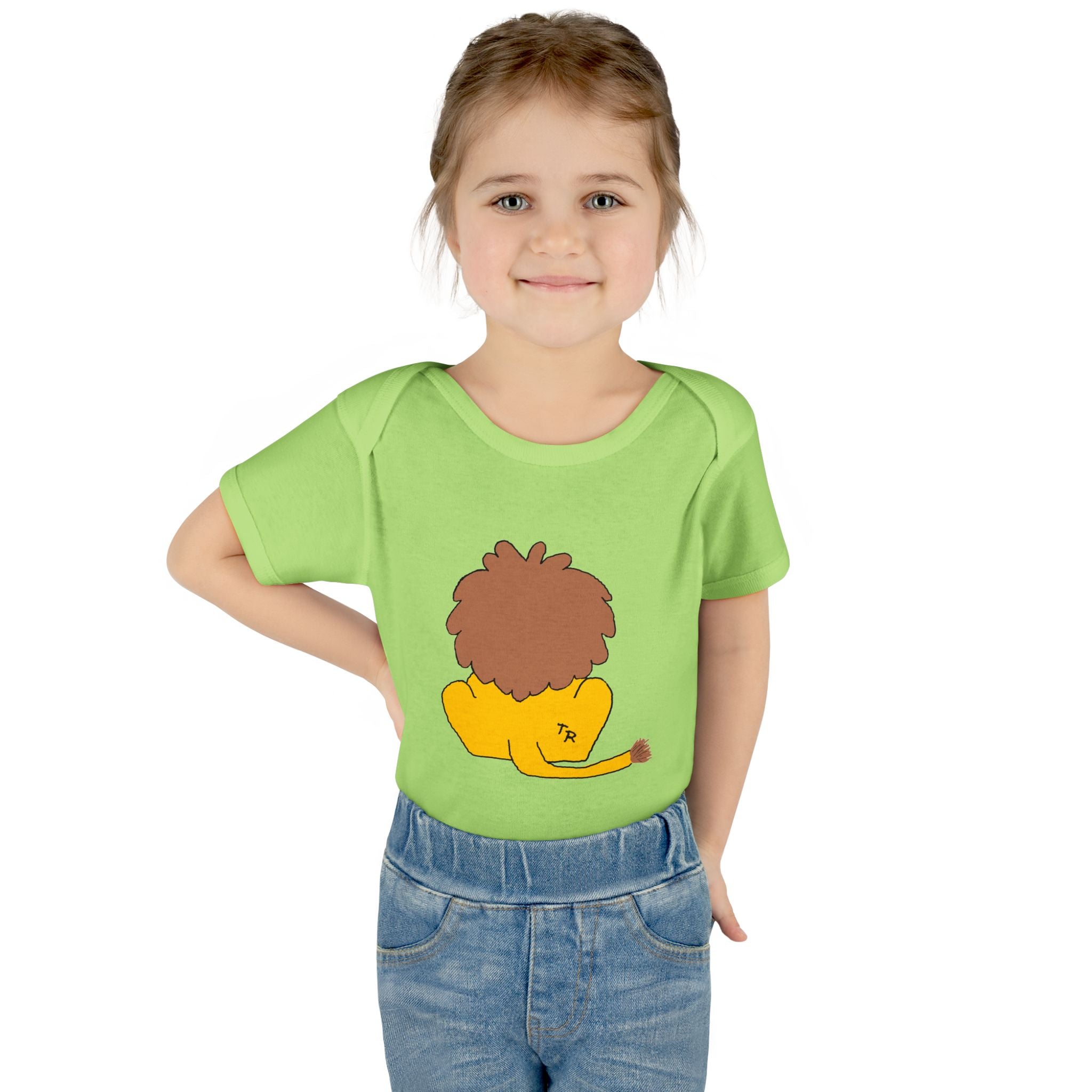 Infant Baby Rib Bodysuit - Lion