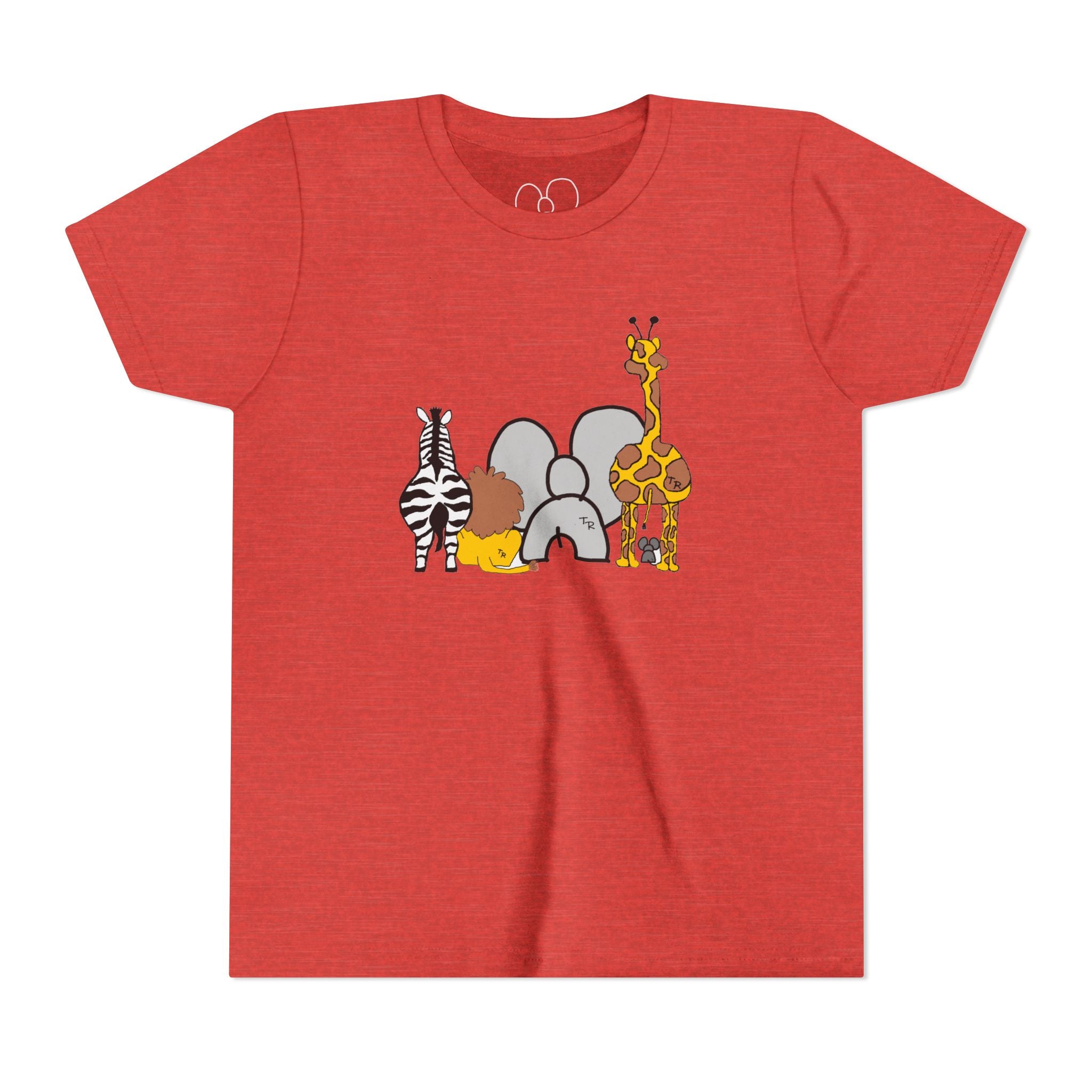Youth Tee - Animals Front - Elephant