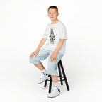 Talleyrand Bands Youth T-shirt with Zebra print front.