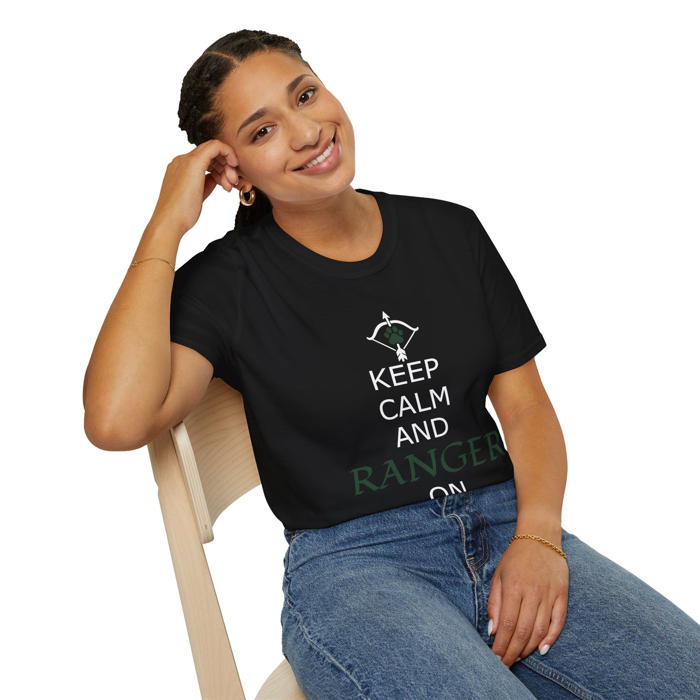 Relaxed Ranger Graphic T-Shirt with Inspiring Quote, Adventure Tee, Nature Lover Shirt, Gift for Outdoorsy Friends, Camping Apparel