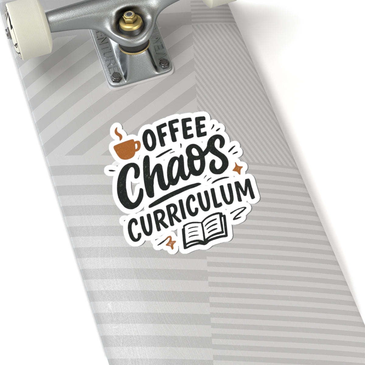 Sticker Set - Coffee, Chaos, Curriculum Kiss-Cut Stickers