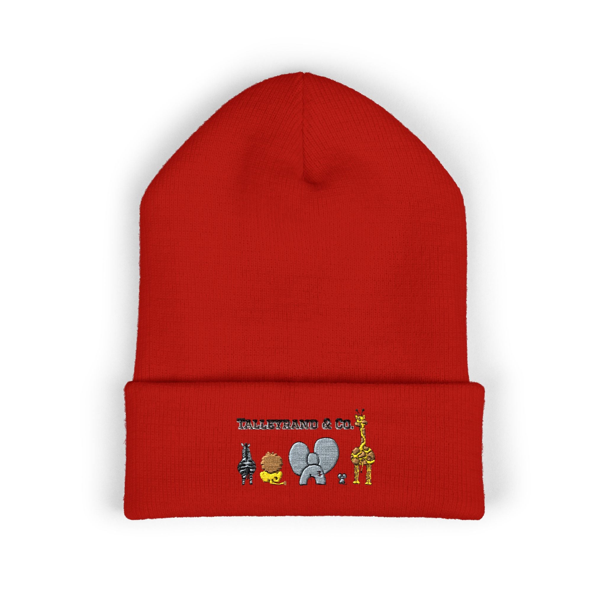 Embroidered Beanie - Talleyrand Animals