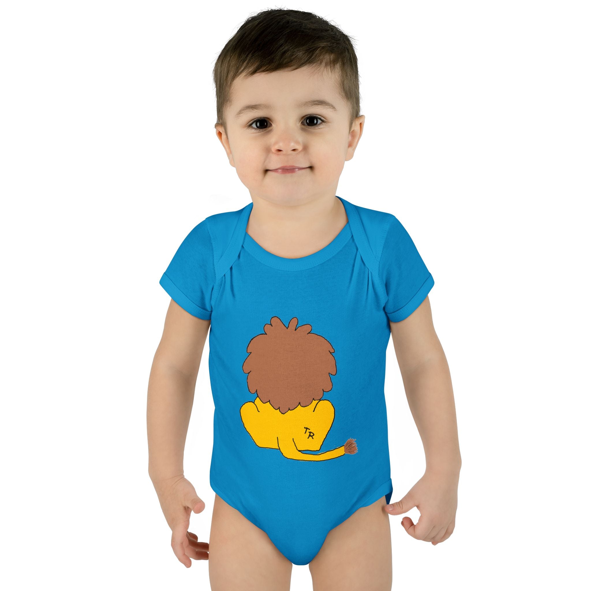 Infant Baby Rib Bodysuit - Lion