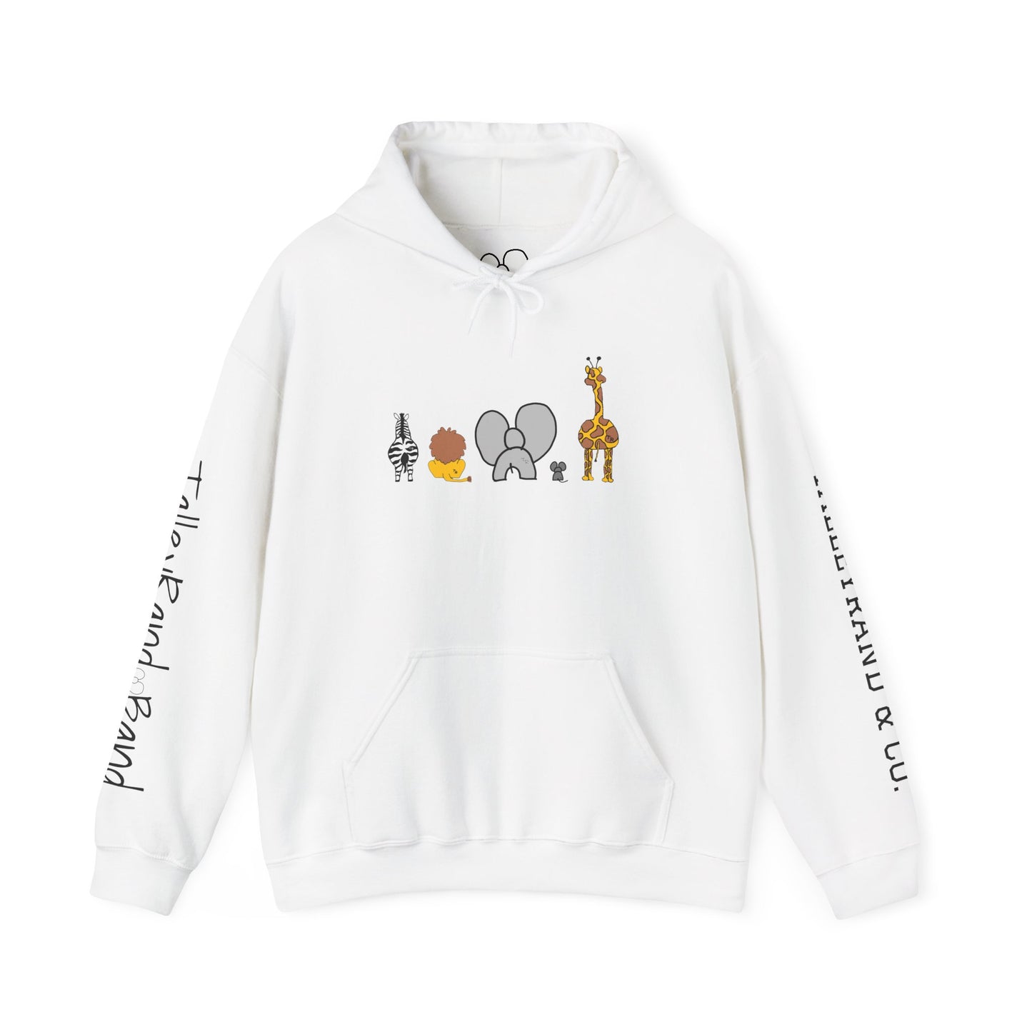 Whimsical Animal Sweatshirt, Cozy Unisex Hoodie for Kids & Teens, Fun Gift for Birthdays, Animal Lovers' Apparel