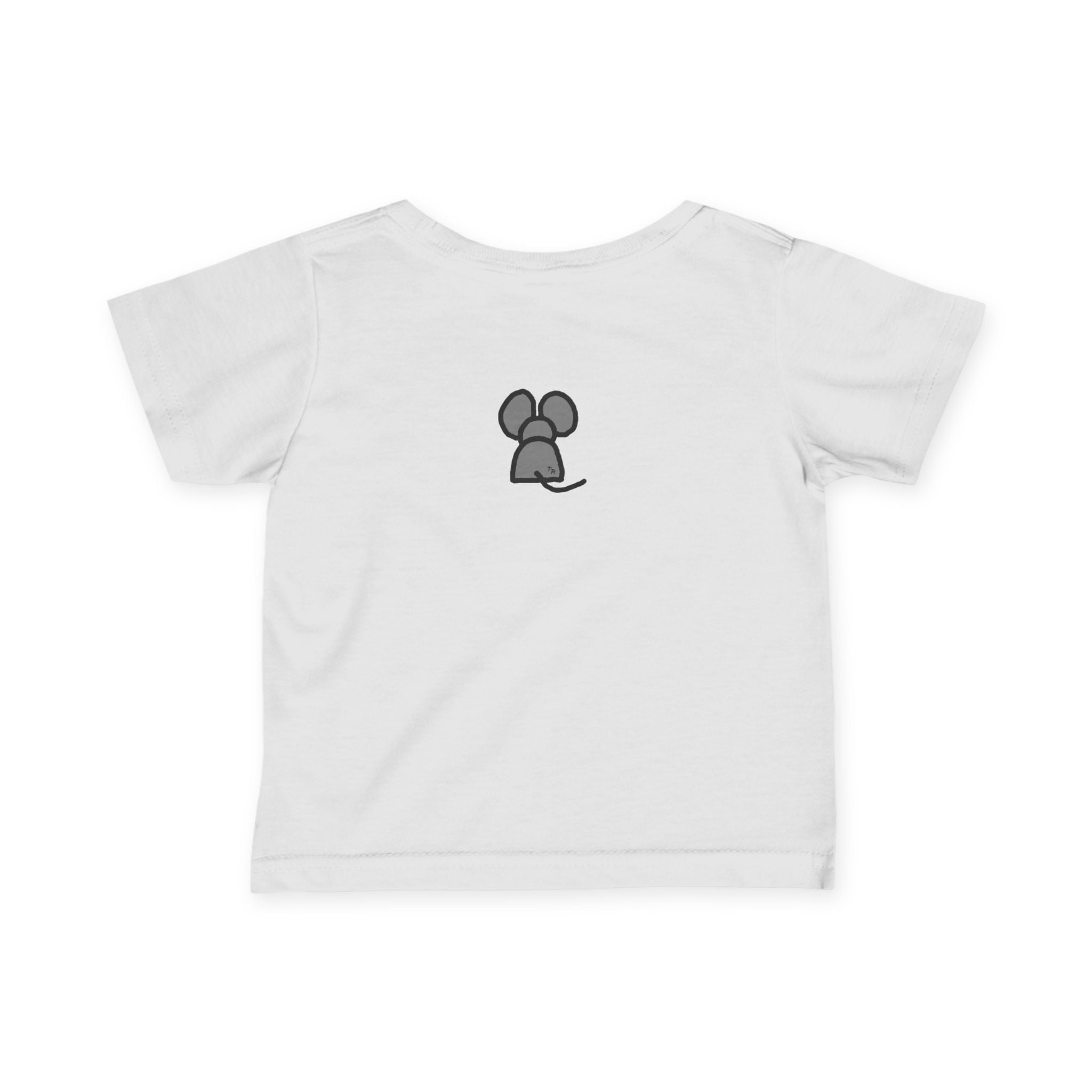 Infant Fine Jersey Tee Talleyrand Band Front and Mouse back