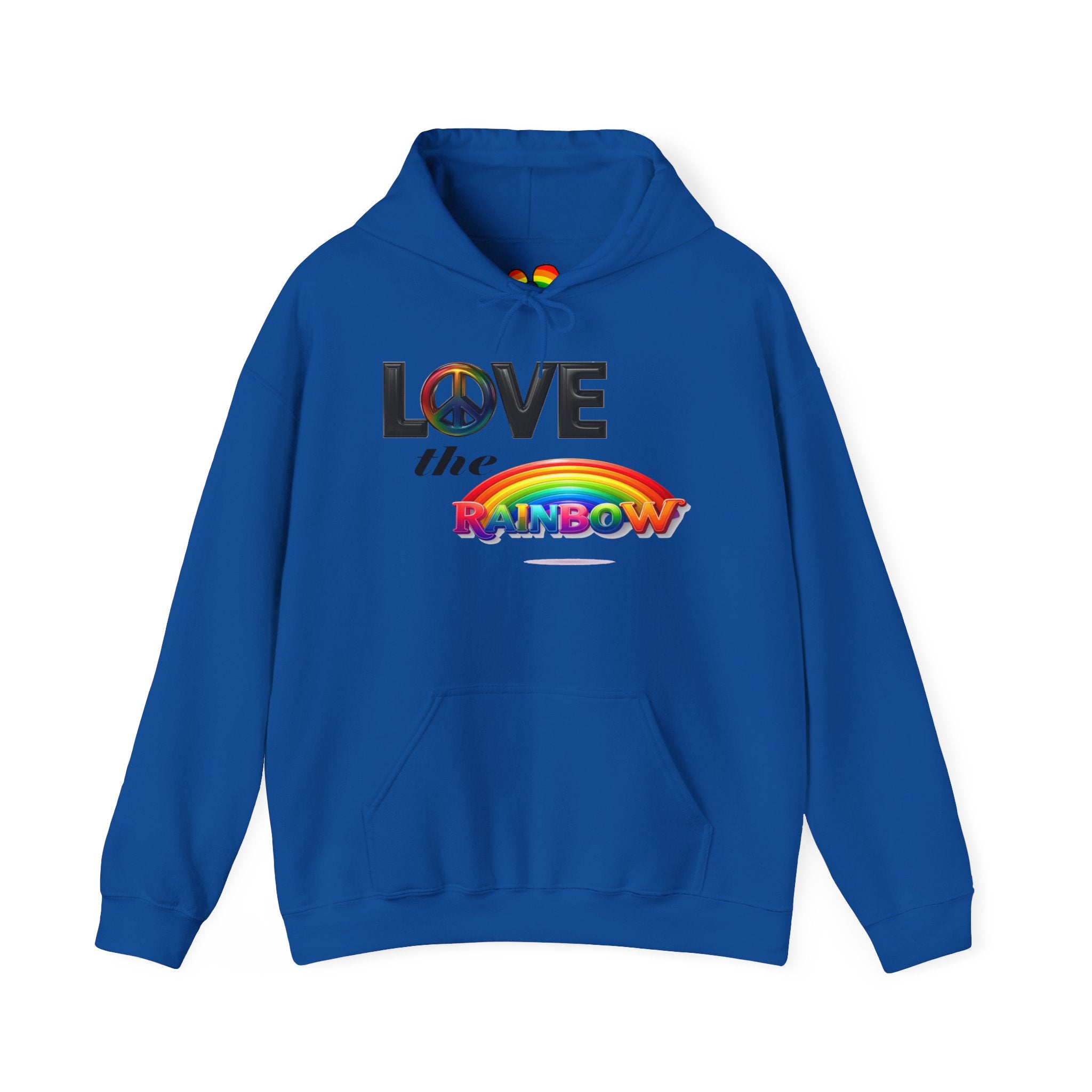 Rainbow Love Peace Hoodie