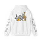 Talleyrand Band Hooded Sweatshirt Text Front/ picture back and picture sleeves