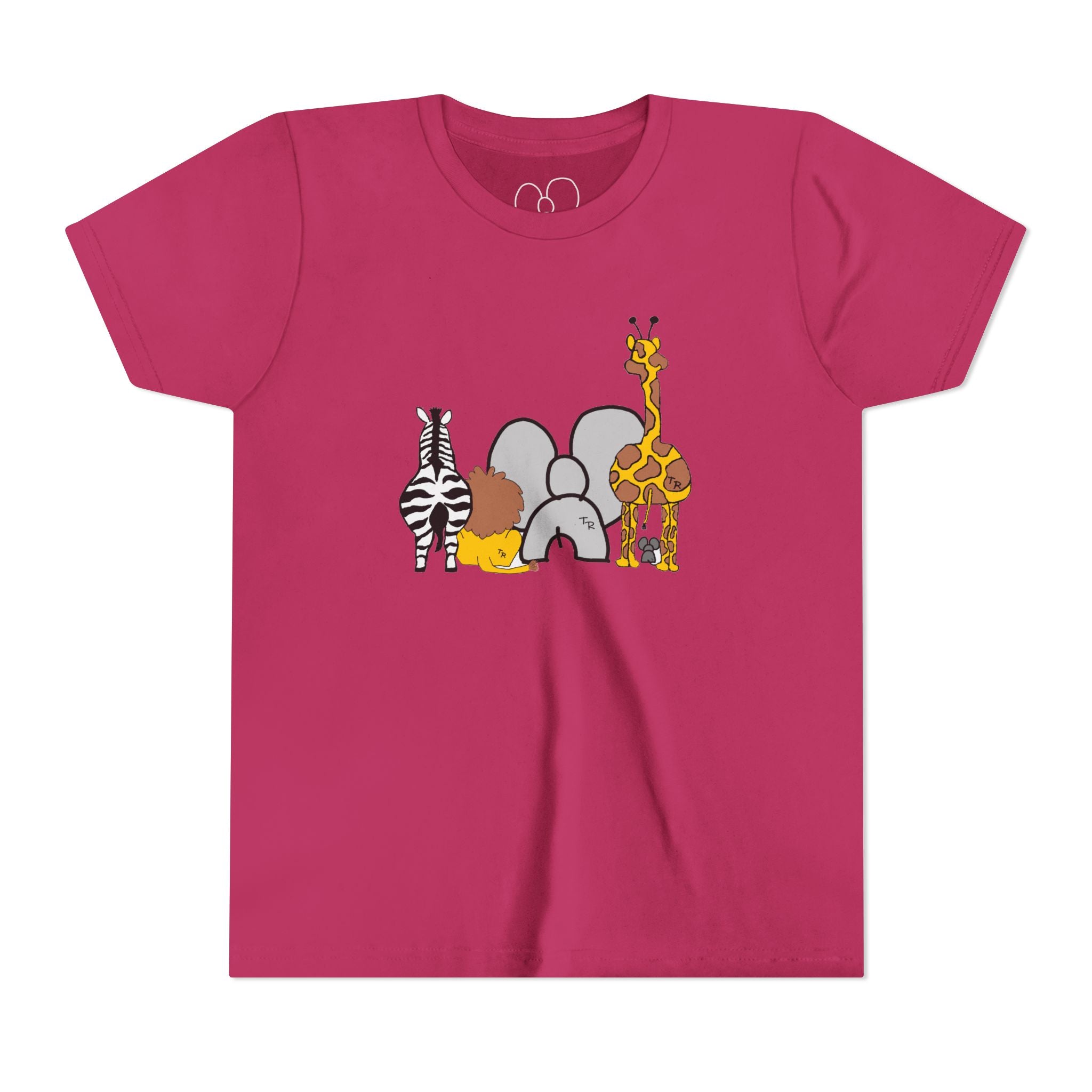 Youth Tee - Animals Front - Elephant