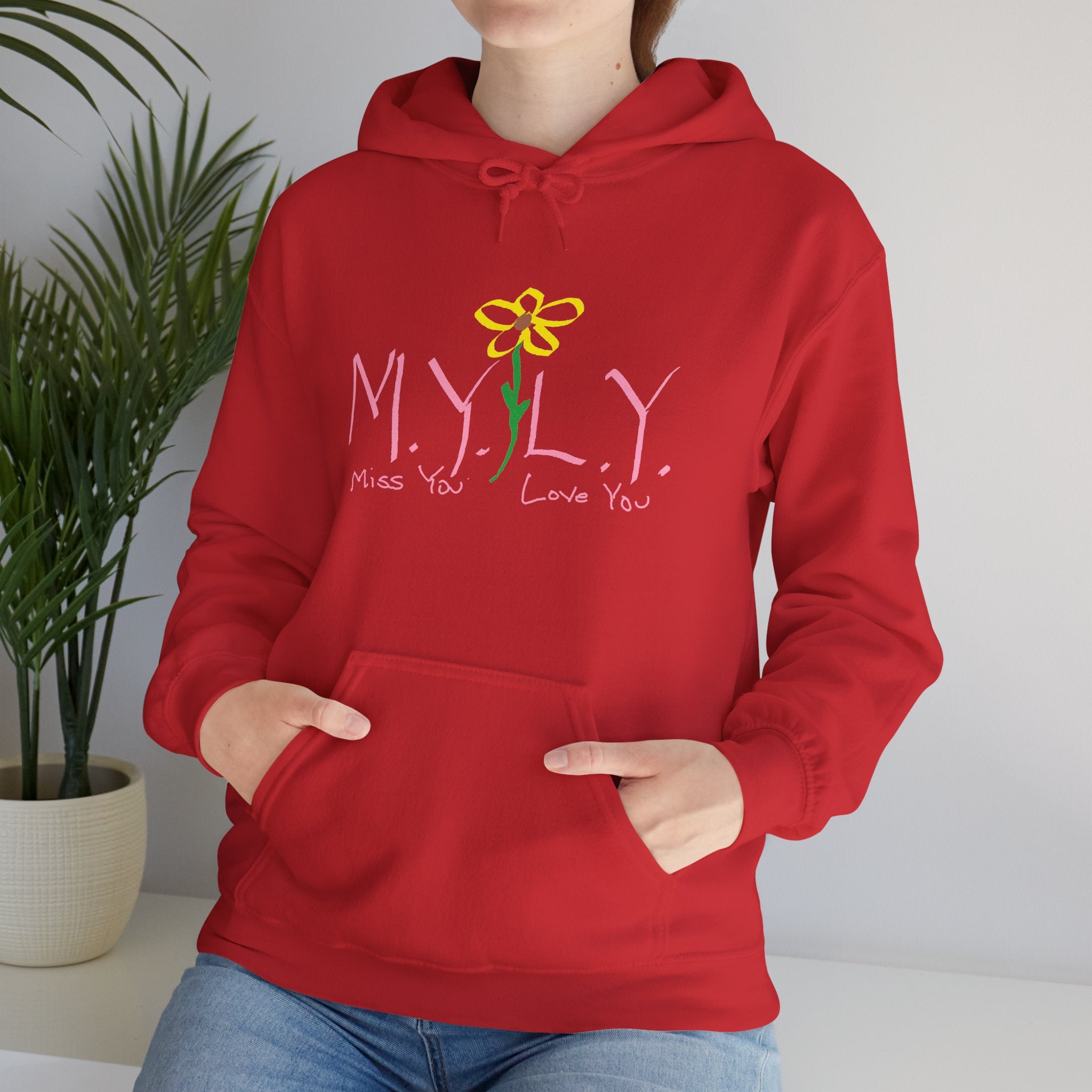 M.Y.L.Y. (Miss You Love You) Comfy Hoodie