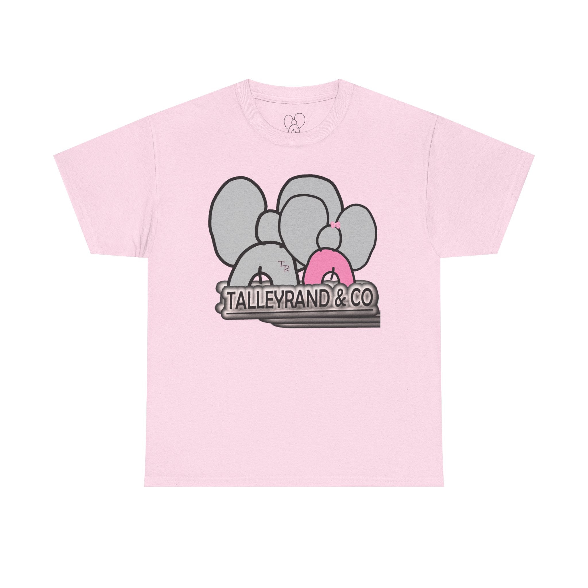 Elephant Crew Graphic Tee — TalleyRand & Co. Cute Pink Accent