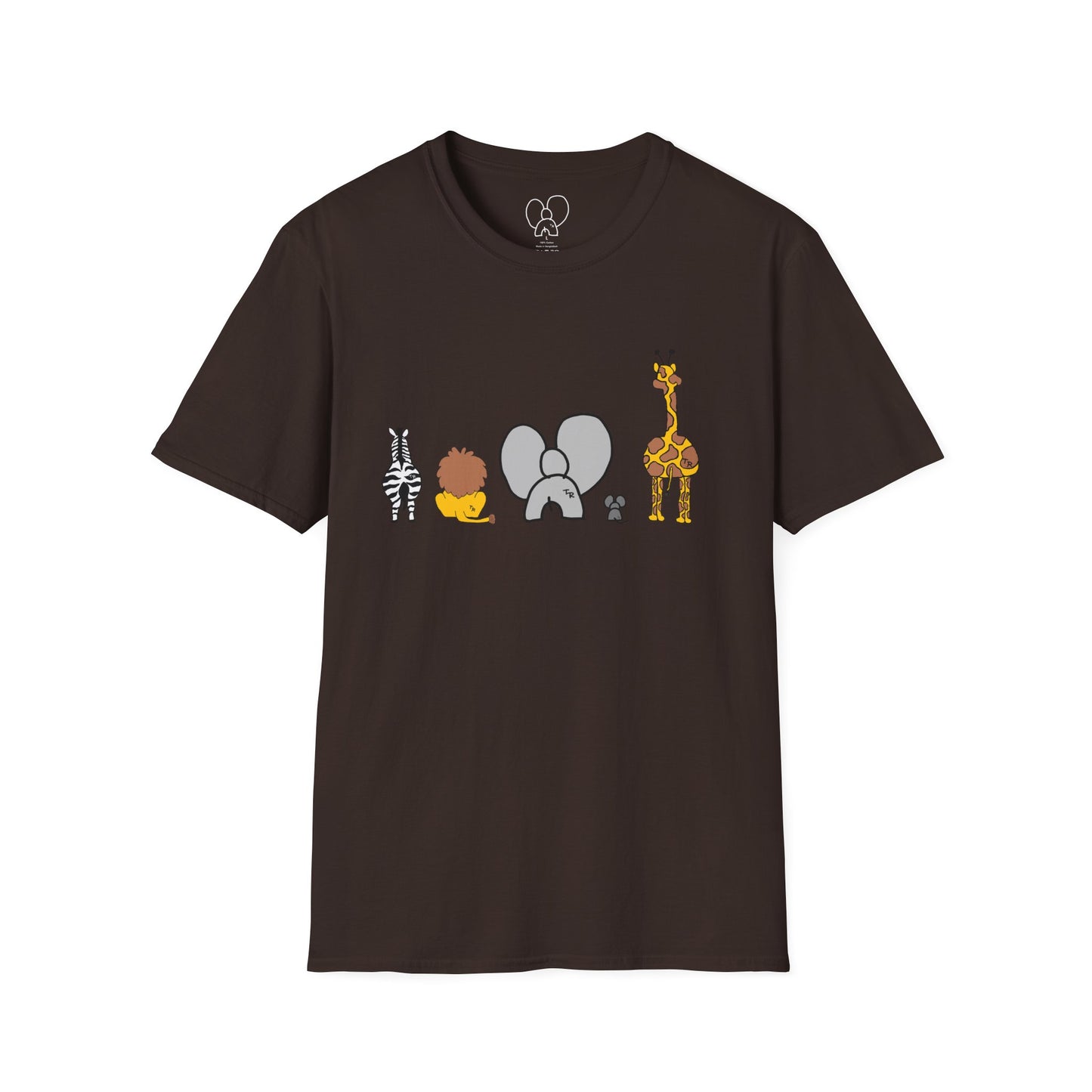 Animal Band Graphic T-Shirt, Cute Zoo Animal Tee, Unisex T-Shirt, Birthday Gift, Fun, Family, Party Outfit, Adventure Shirt