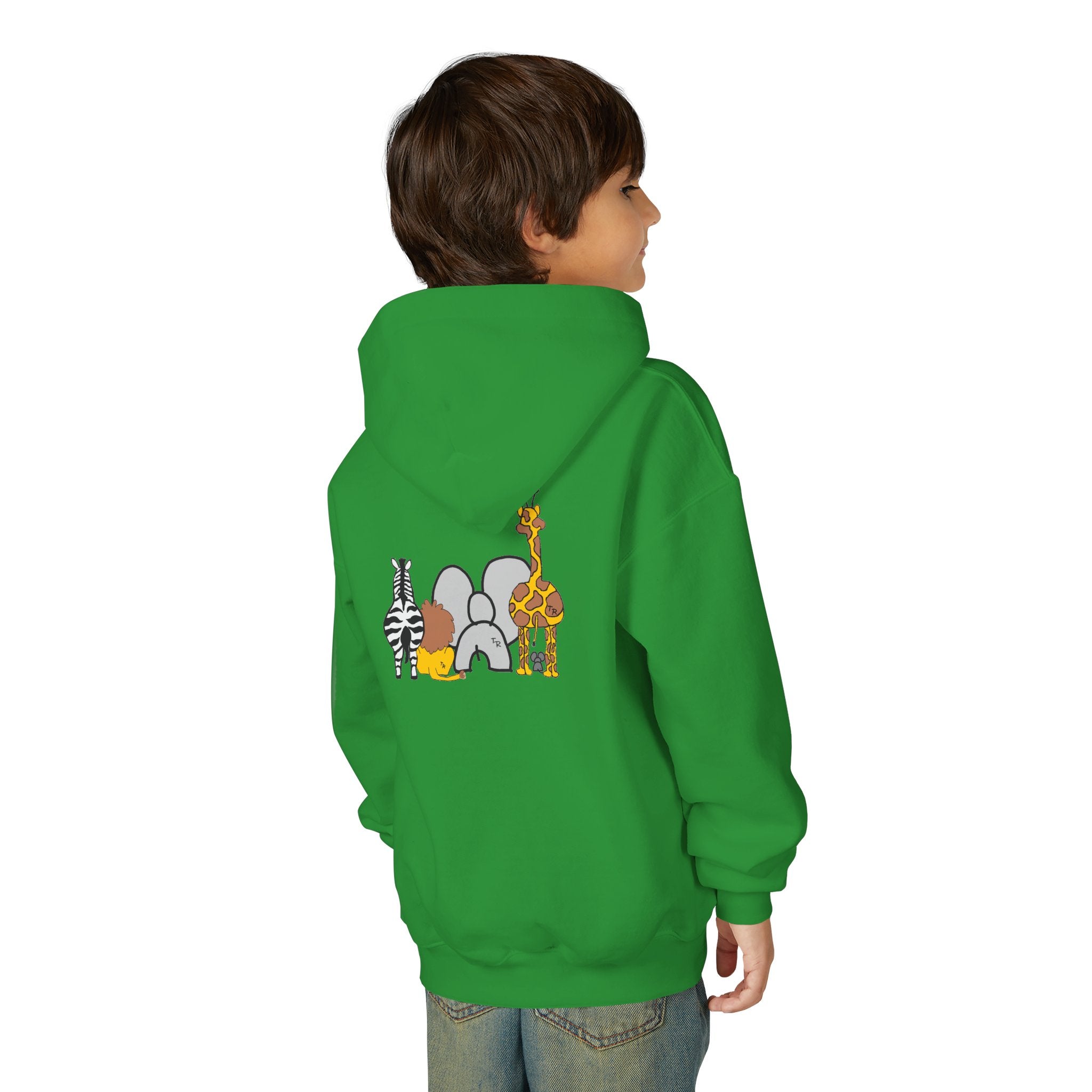 Youth Hoodie -TalleyRand Band Front/Animals Back