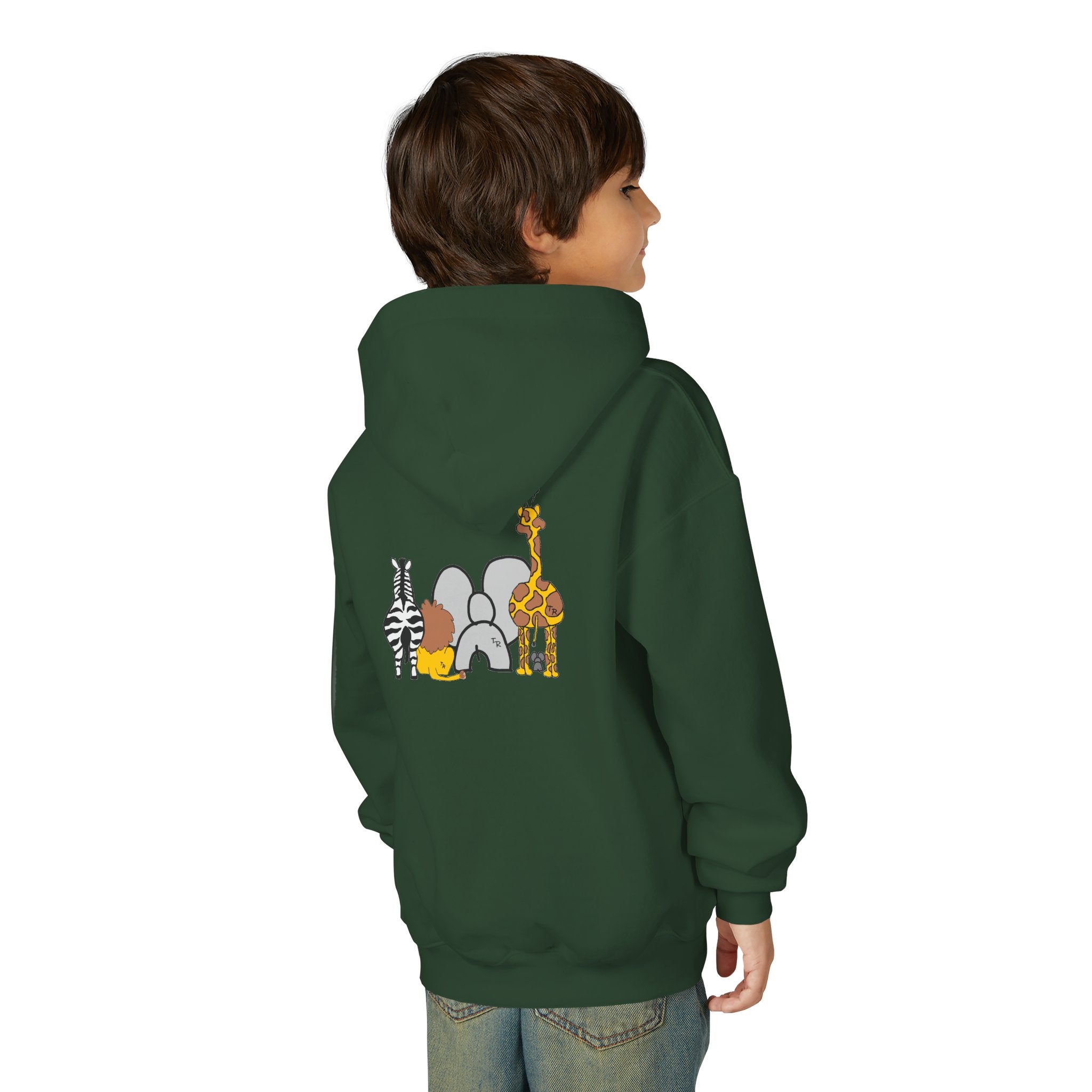Youth Hoodie -TalleyRand Band Front/Animals Back