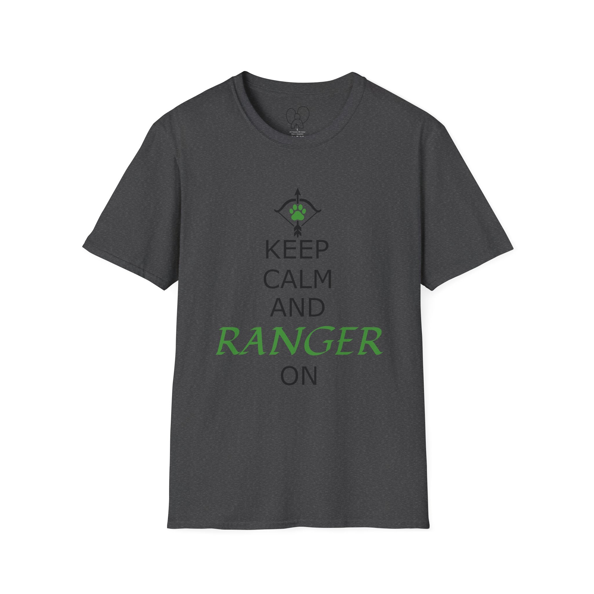 Relaxed Ranger Graphic T-Shirt with Inspiring Quote, Adventure Tee, Nature Lover Shirt, Gift for Outdoorsy Friends, Camping Apparel