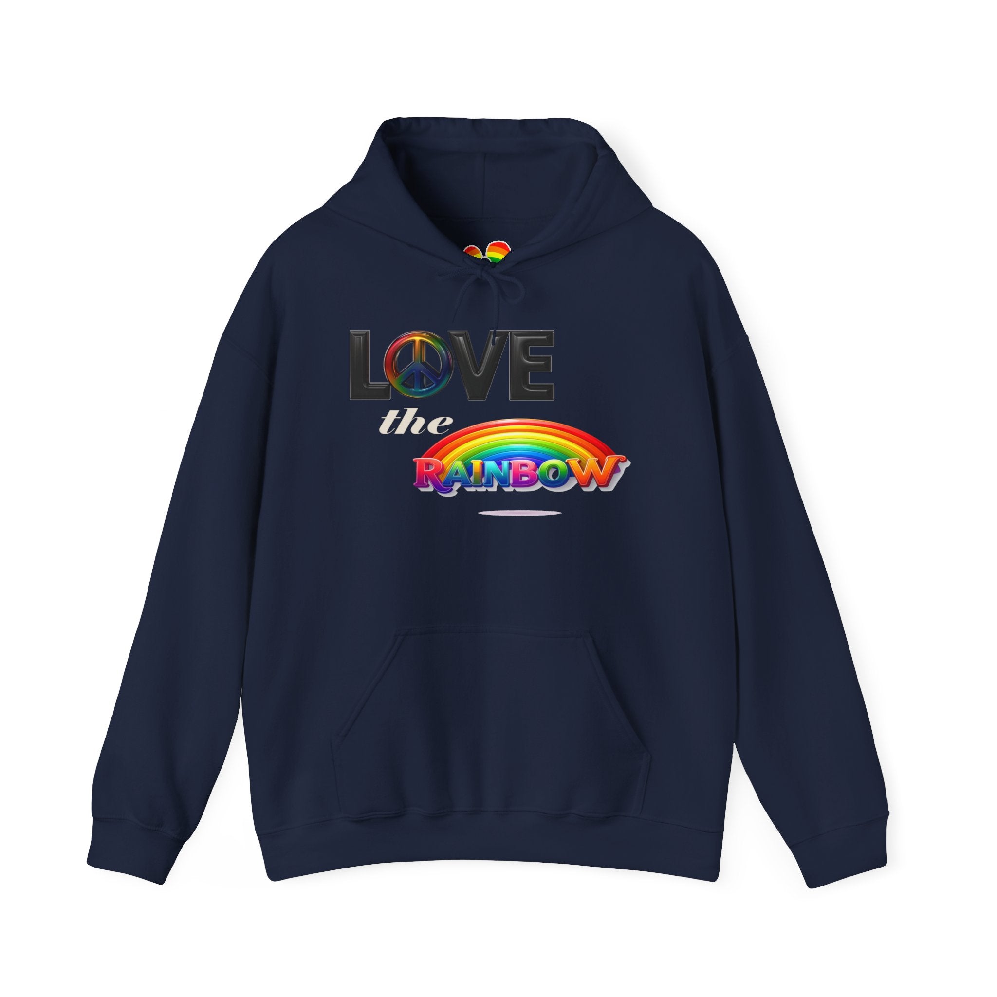 Rainbow Love Peace Hoodie