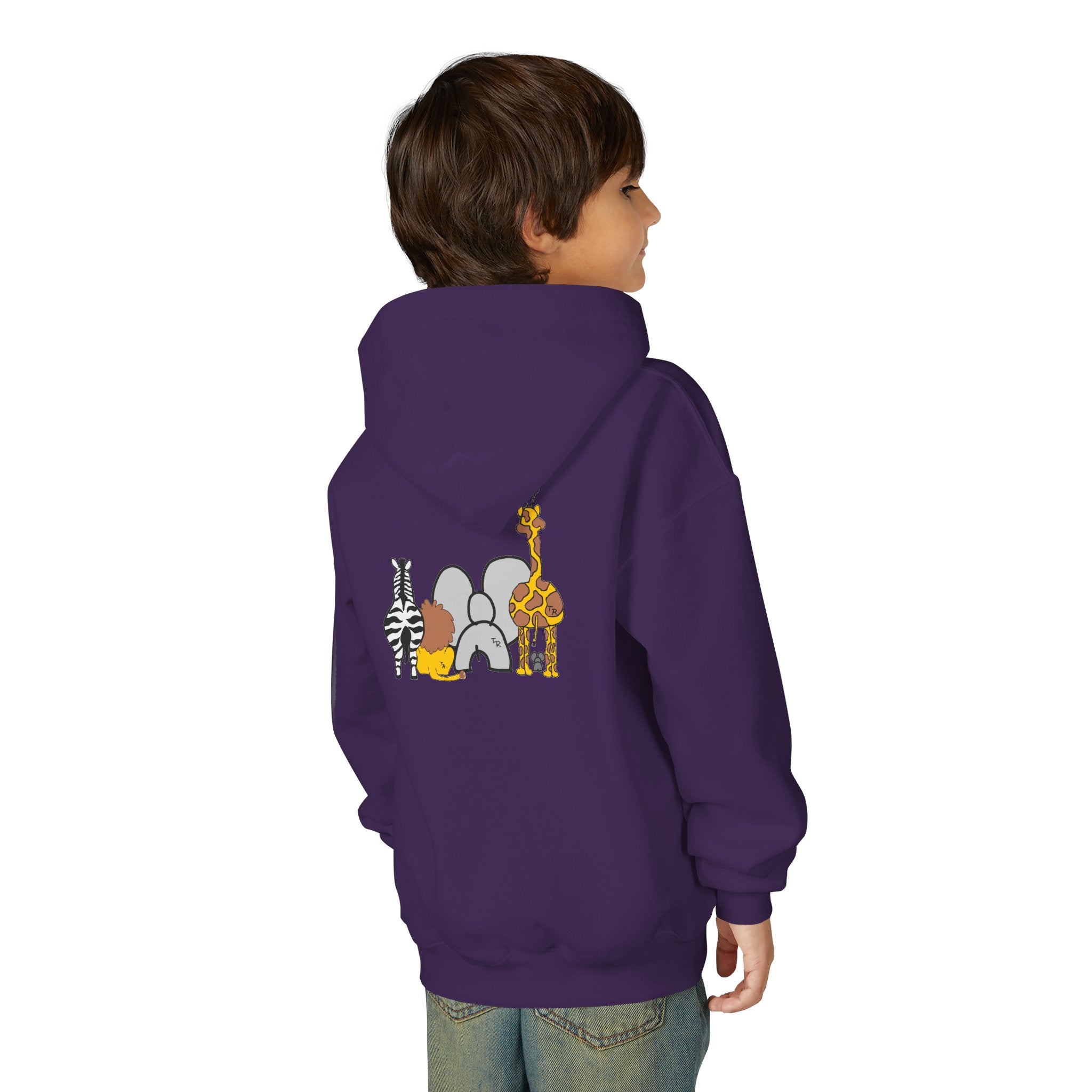 Youth Hoodie -TalleyRand Band Front/Animals Back