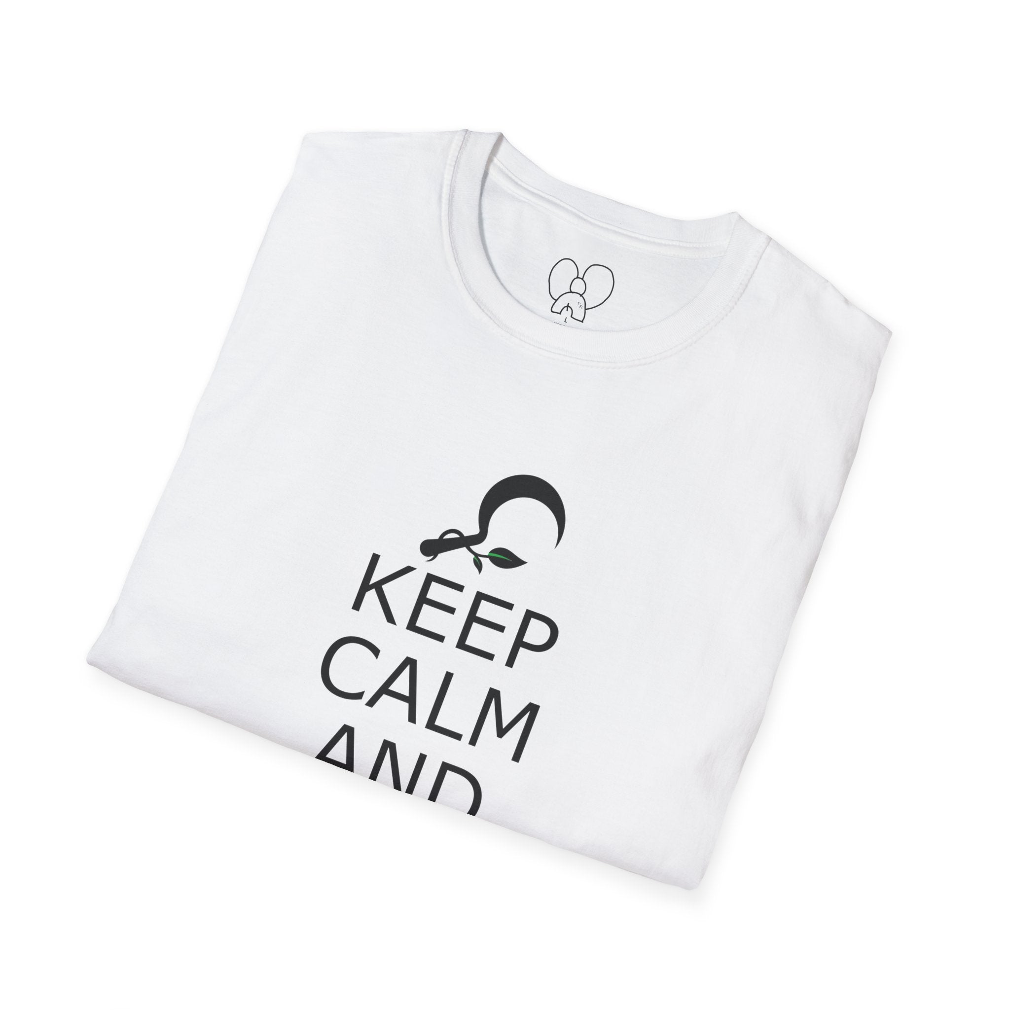 Keep Calm and Druid On Shirt, Unisex Softstyle Tee