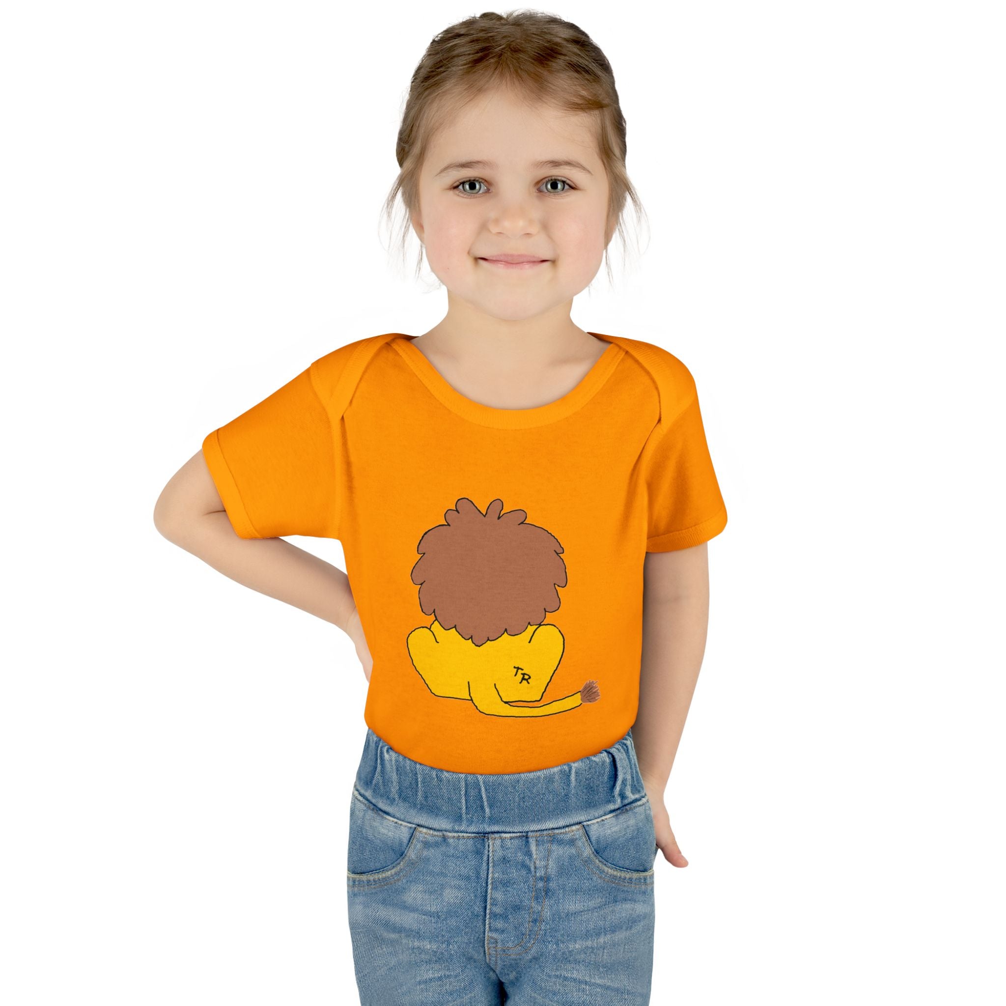 Infant Baby Rib Bodysuit - Lion