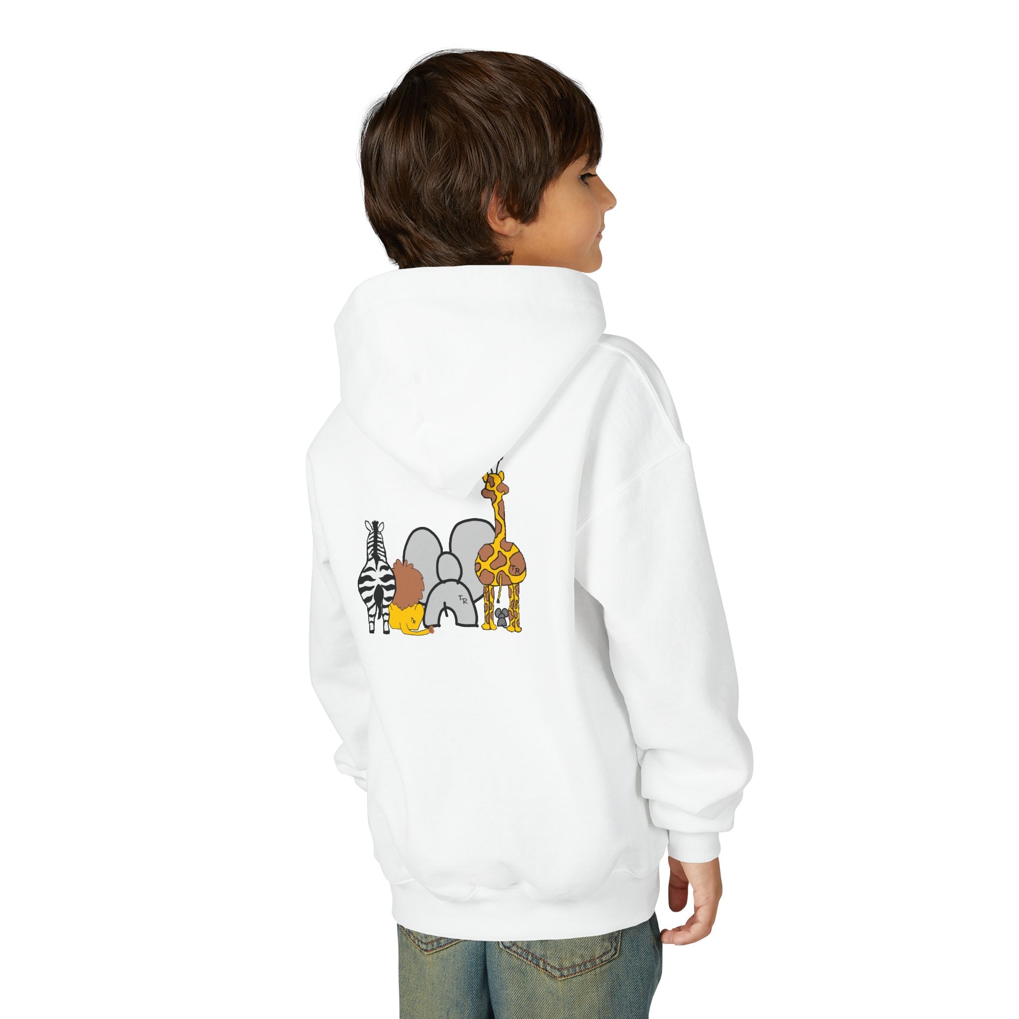 Youth Hoodie -TalleyRand Band Front/Animals Back