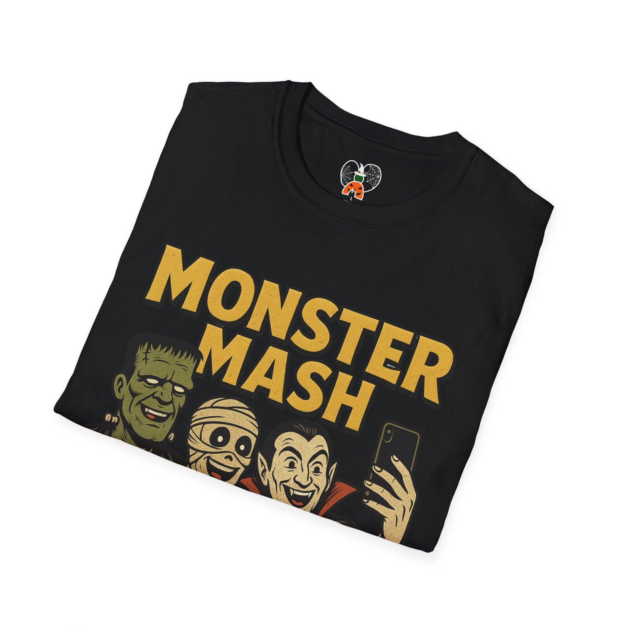 Halloween Monster Mash Social Club T-Shirt, Unisex Softstyle Tee, Spooky Party Shirt, Halloween Costume Tee, Fun Graphic Tee