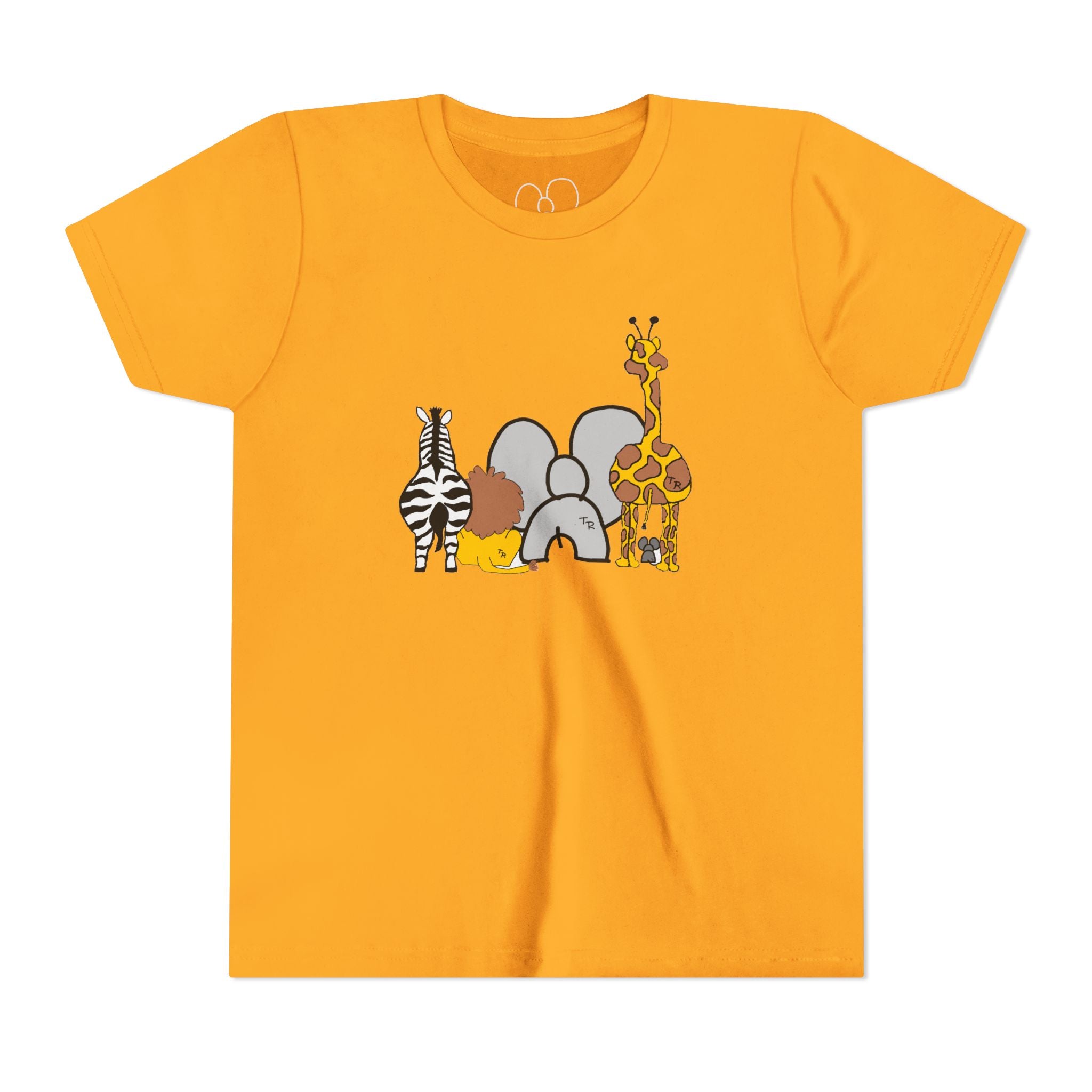 Youth Tee - Animals Front - Elephant