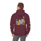 Talleyrand Band Hooded Sweatshirt Text Front/ picture back and picture sleeves