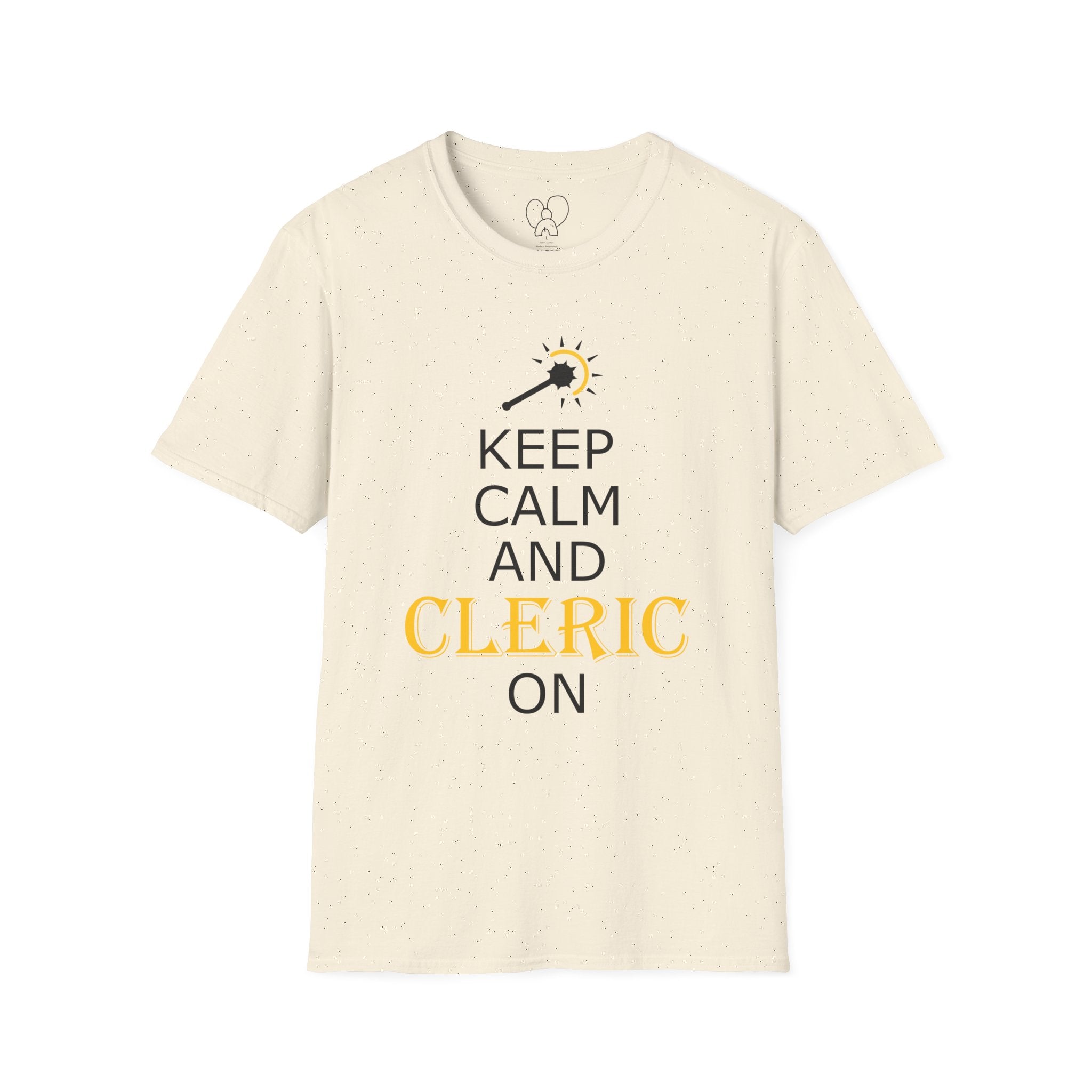 Keep Calm and Cleric On T-Shirt, Unisex