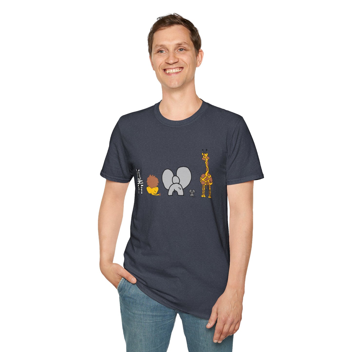 Animal Band Graphic T-Shirt, Cute Zoo Animal Tee, Unisex T-Shirt, Birthday Gift, Fun, Family, Party Outfit, Adventure Shirt