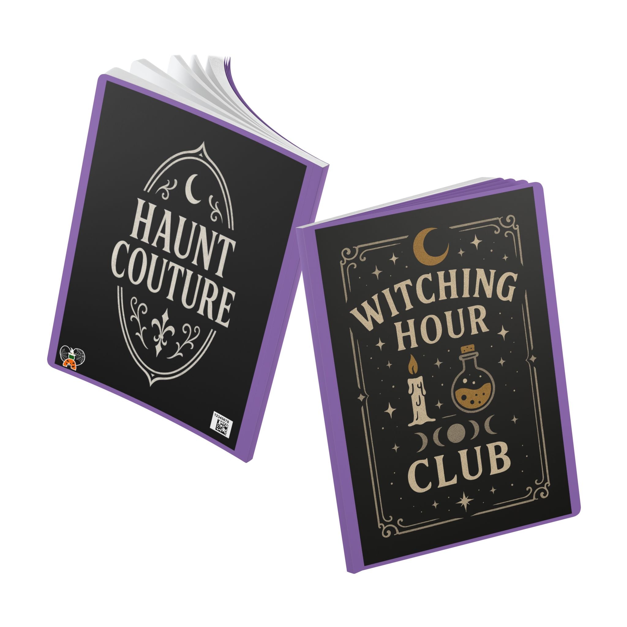 Witchy Softcover Journal: Perfect for Creatives, Dreamers, and Dark Aesthetics, Ghostly Gift, Occult Notes, Halloween Diaries