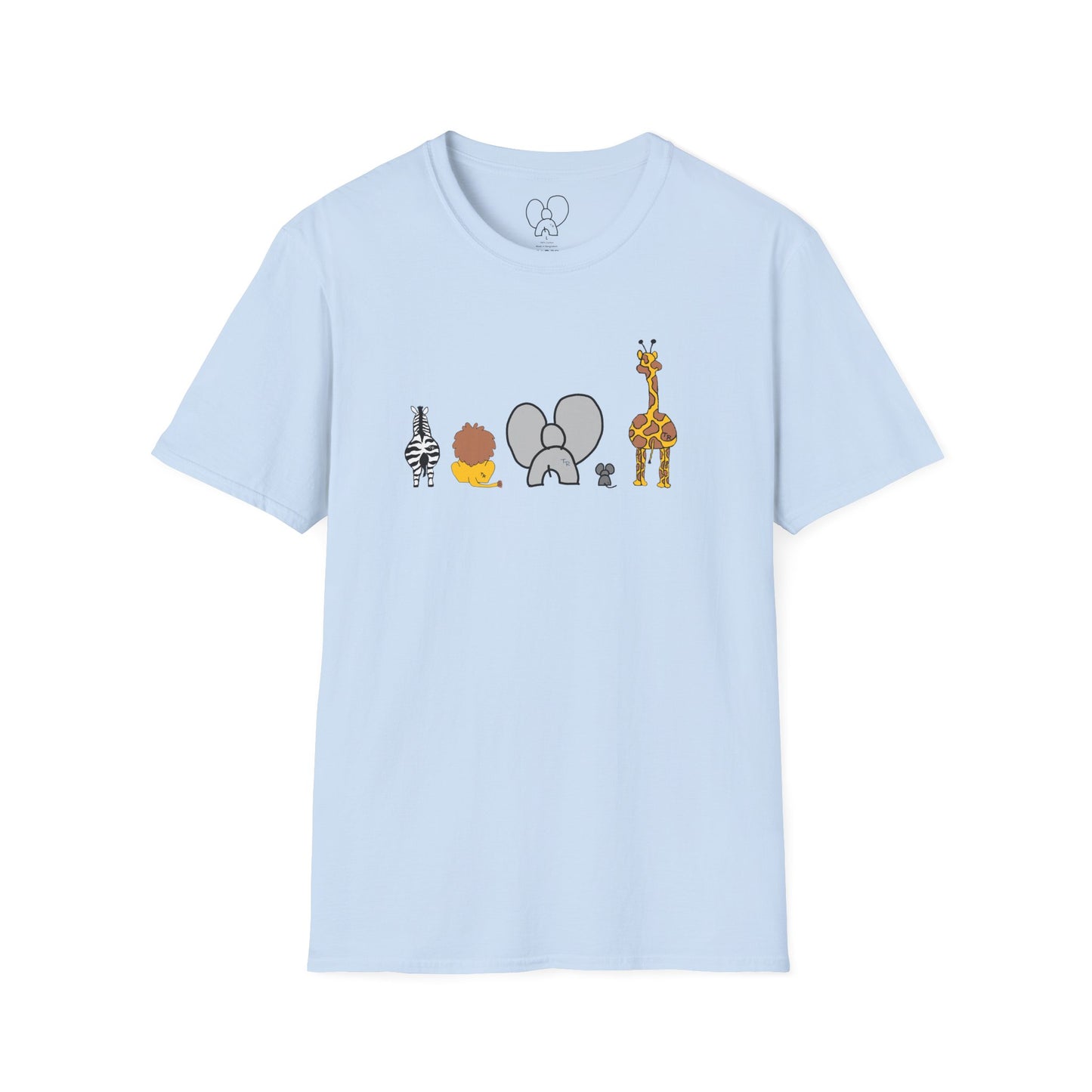 Animal Band Graphic T-Shirt, Cute Zoo Animal Tee, Unisex T-Shirt, Birthday Gift, Fun, Family, Party Outfit, Adventure Shirt