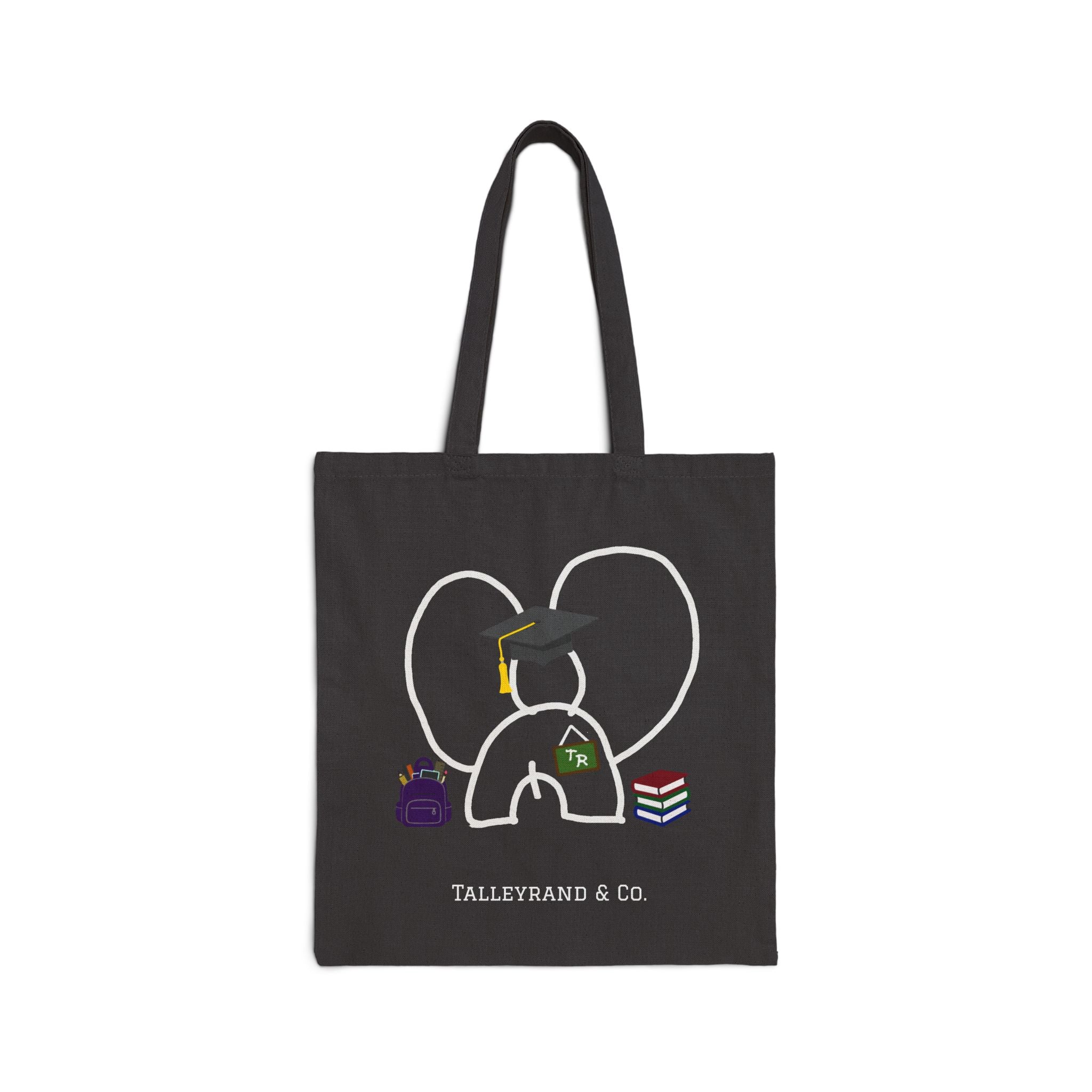 Teacher Vibes Canvas Tote Bag