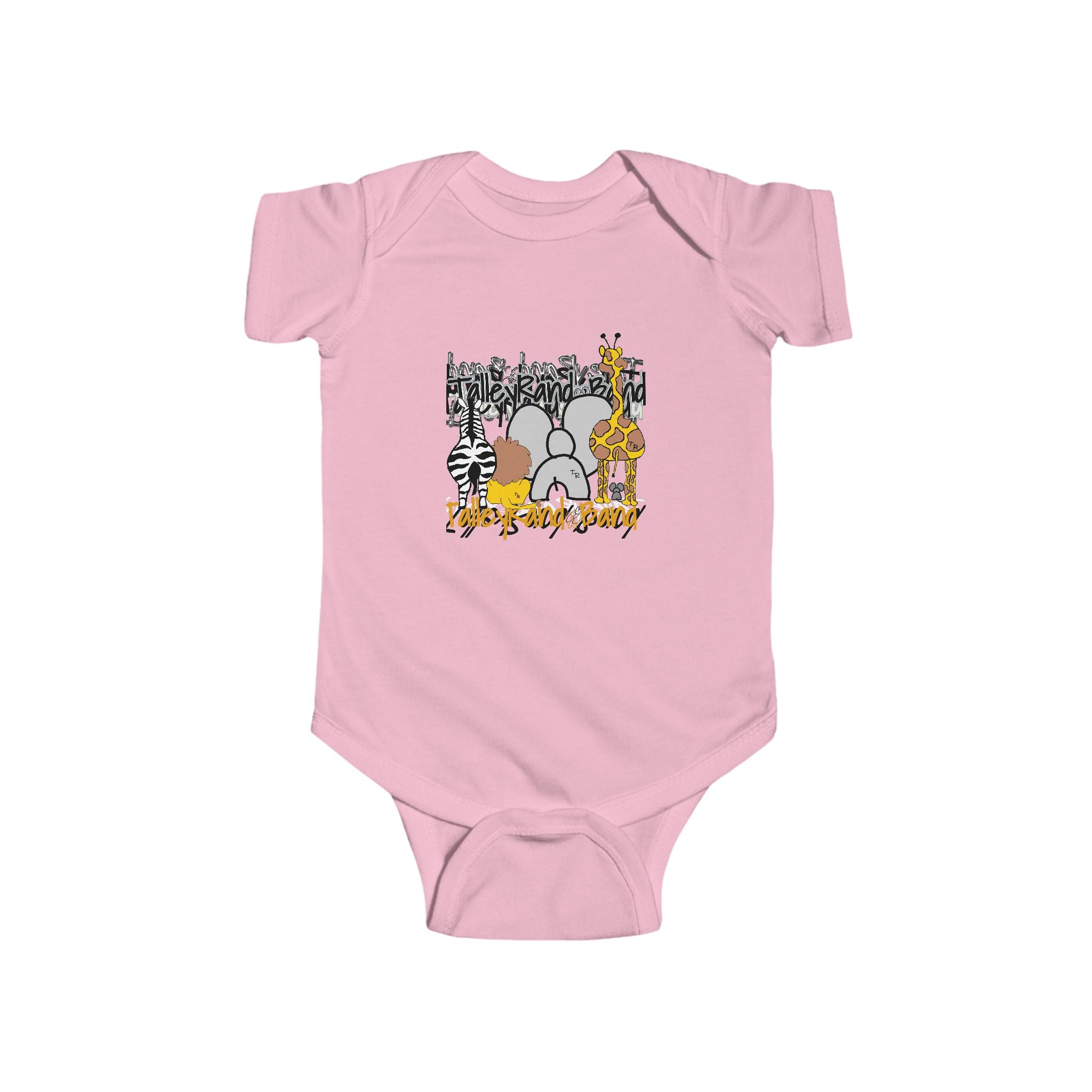 Safari Animal Baby Bodysuit - Cute Jungle Design for Infants
