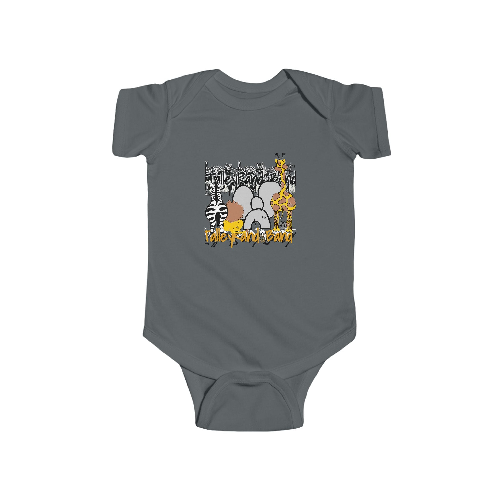 Safari Animal Baby Bodysuit - Cute Jungle Design for Infants