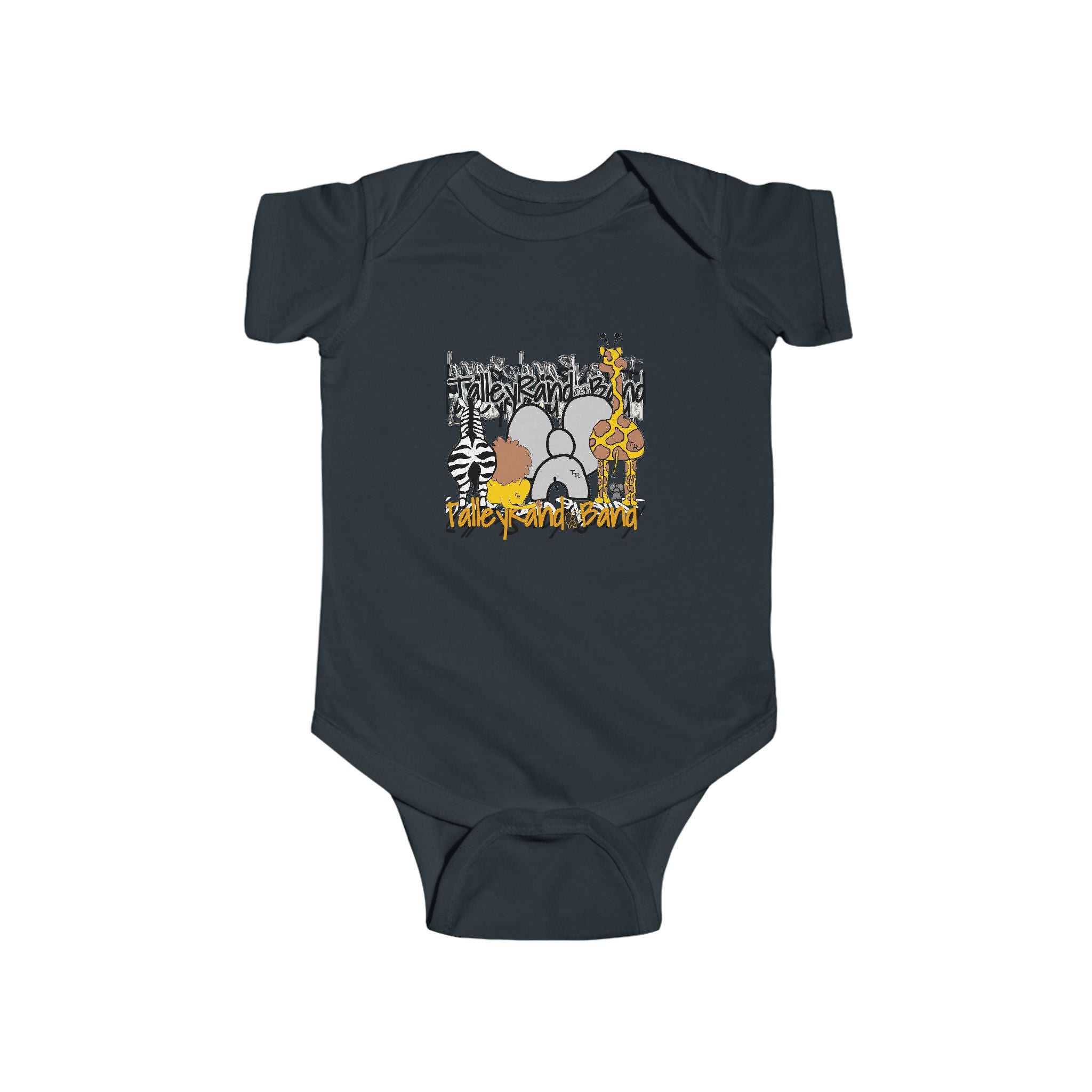 Safari Animal Baby Bodysuit - Cute Jungle Design for Infants