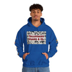 Talleyrand Band Hooded Sweatshirt Text Front/ picture back and picture sleeves